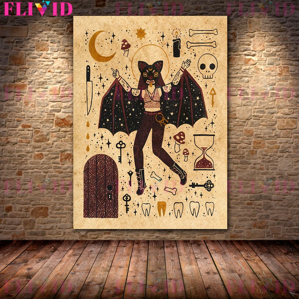 Witchy Magic Element Art Print