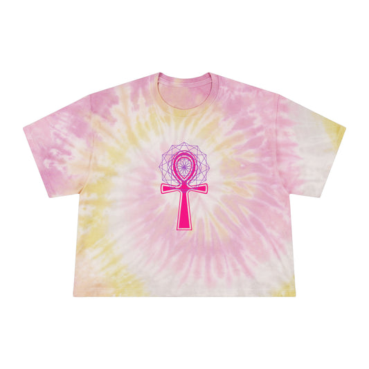 Sacred Sight Tie-Dye Crop Tee