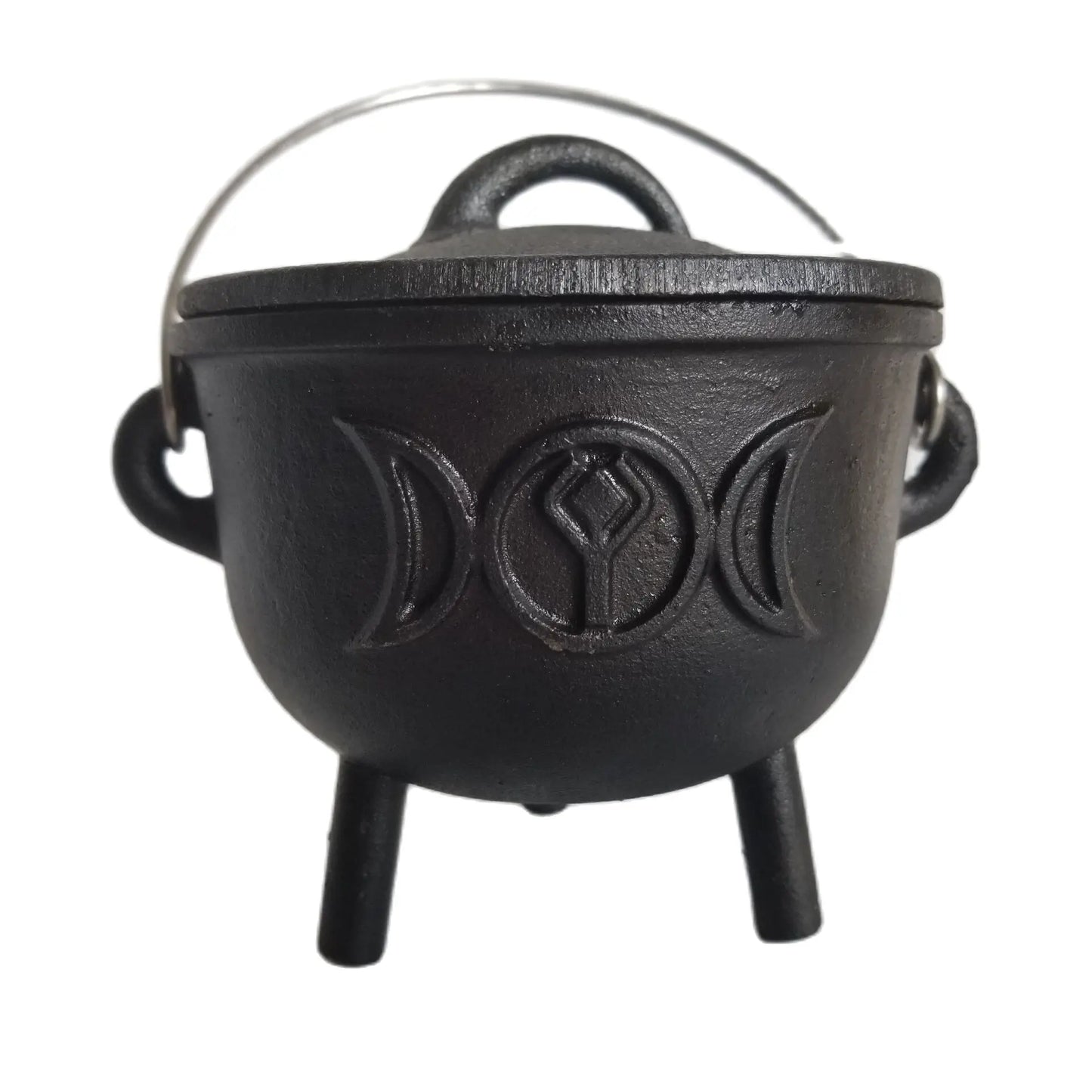 Mini Cast Iron Cauldron – Triple Moon Magick