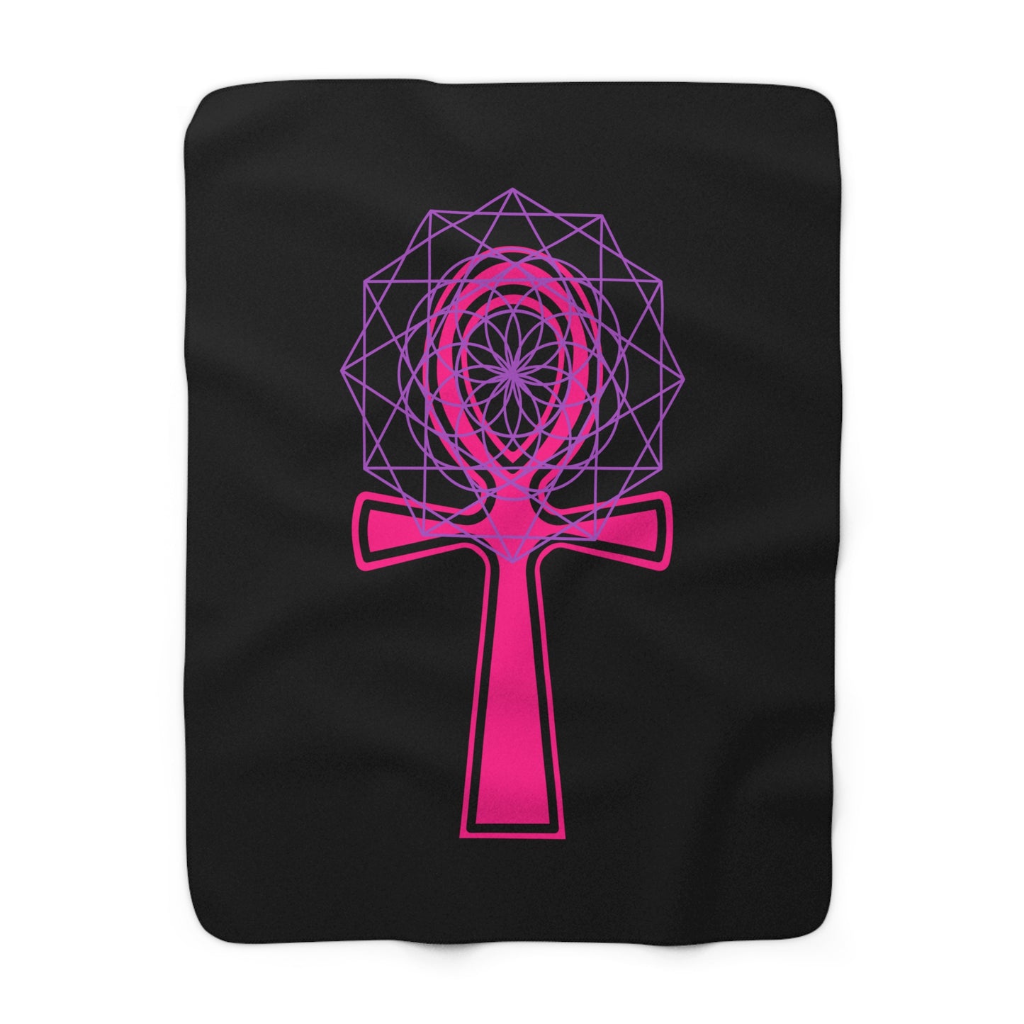 Sacred Sight Sherpa Fleece Blanket