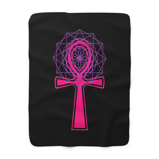 Sacred Sight Sherpa Fleece Blanket