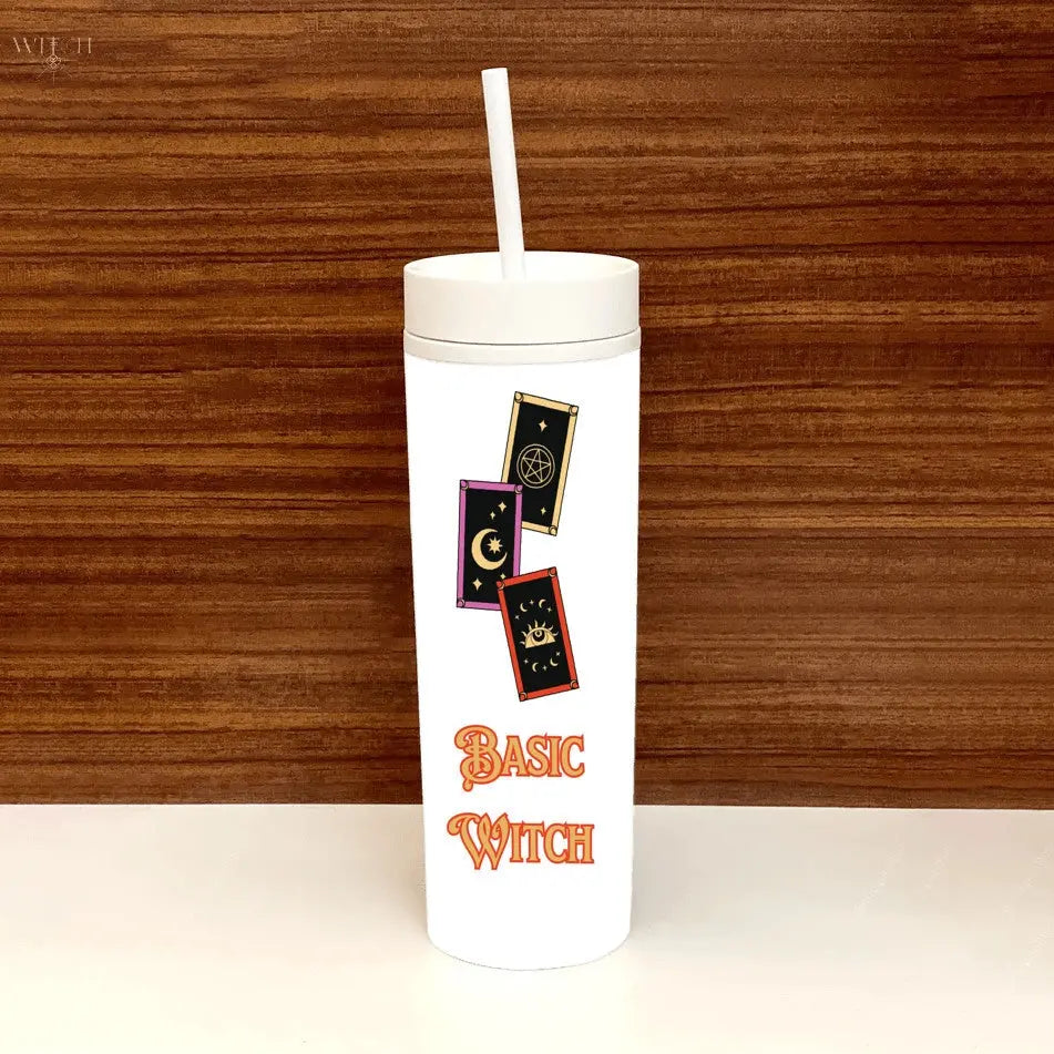 Basic Witch Skinny White Tumbler Quadra Marketplace