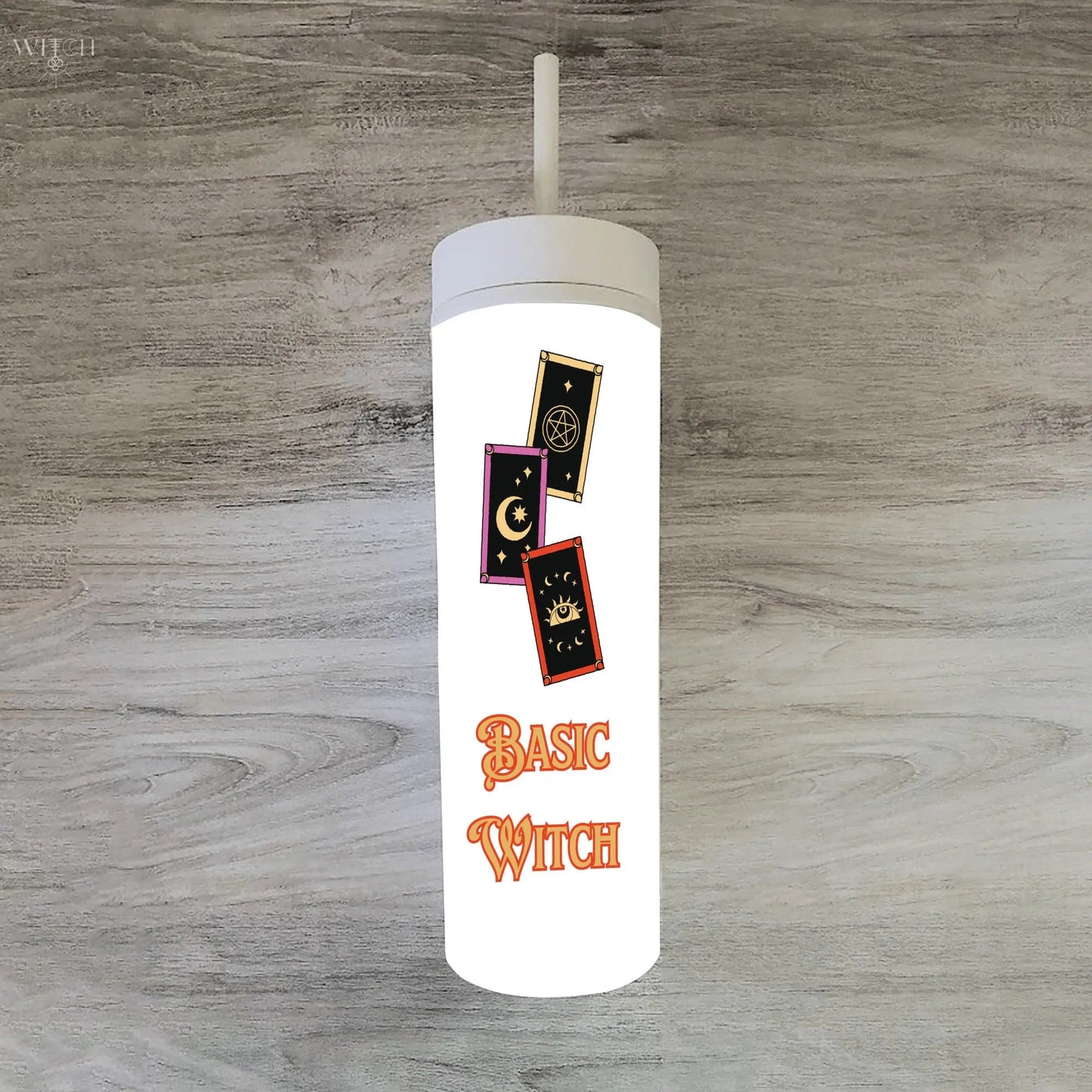 Basic Witch Skinny White Tumbler Quadra Marketplace