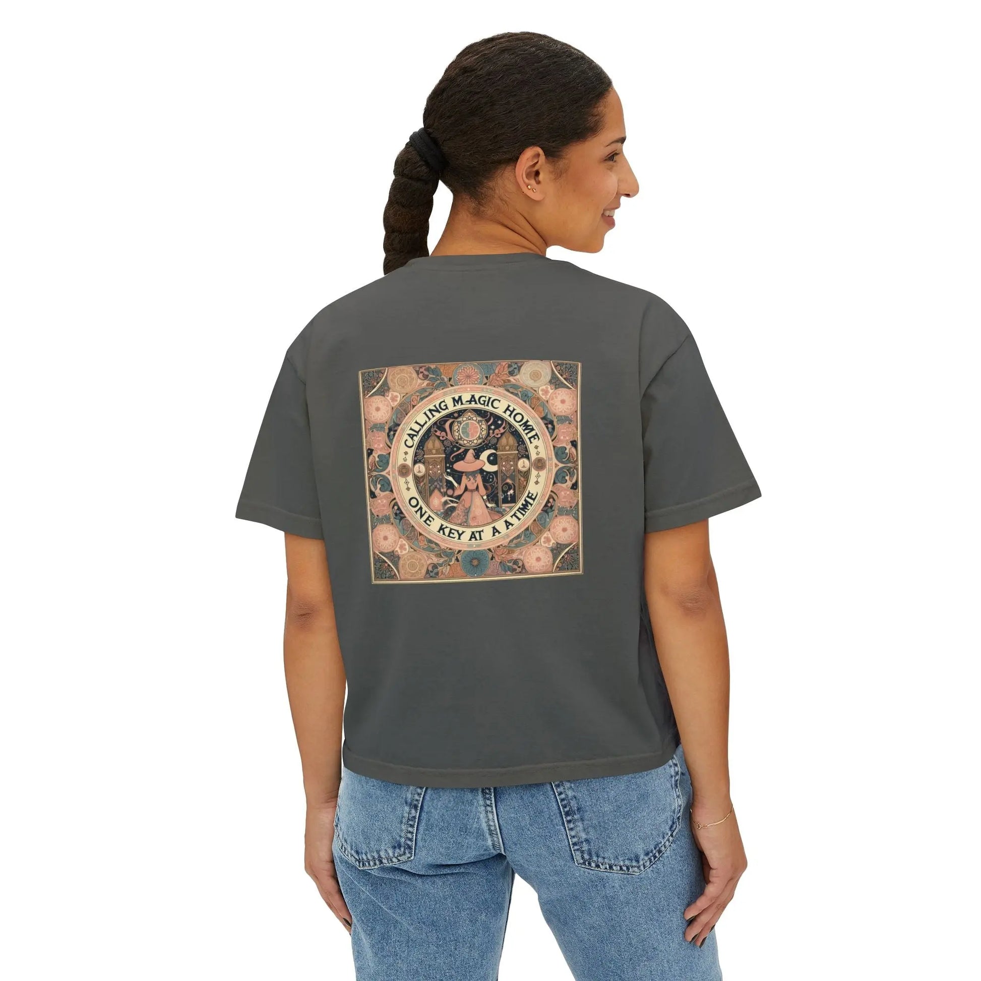 Calling Magic Coven Boxy Tee Printify
