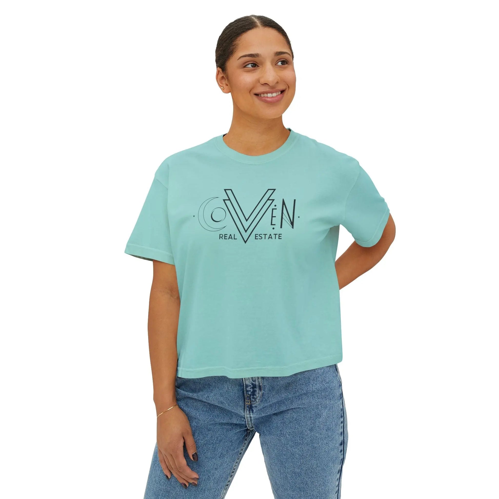 Calling Magic Coven Boxy Tee Printify