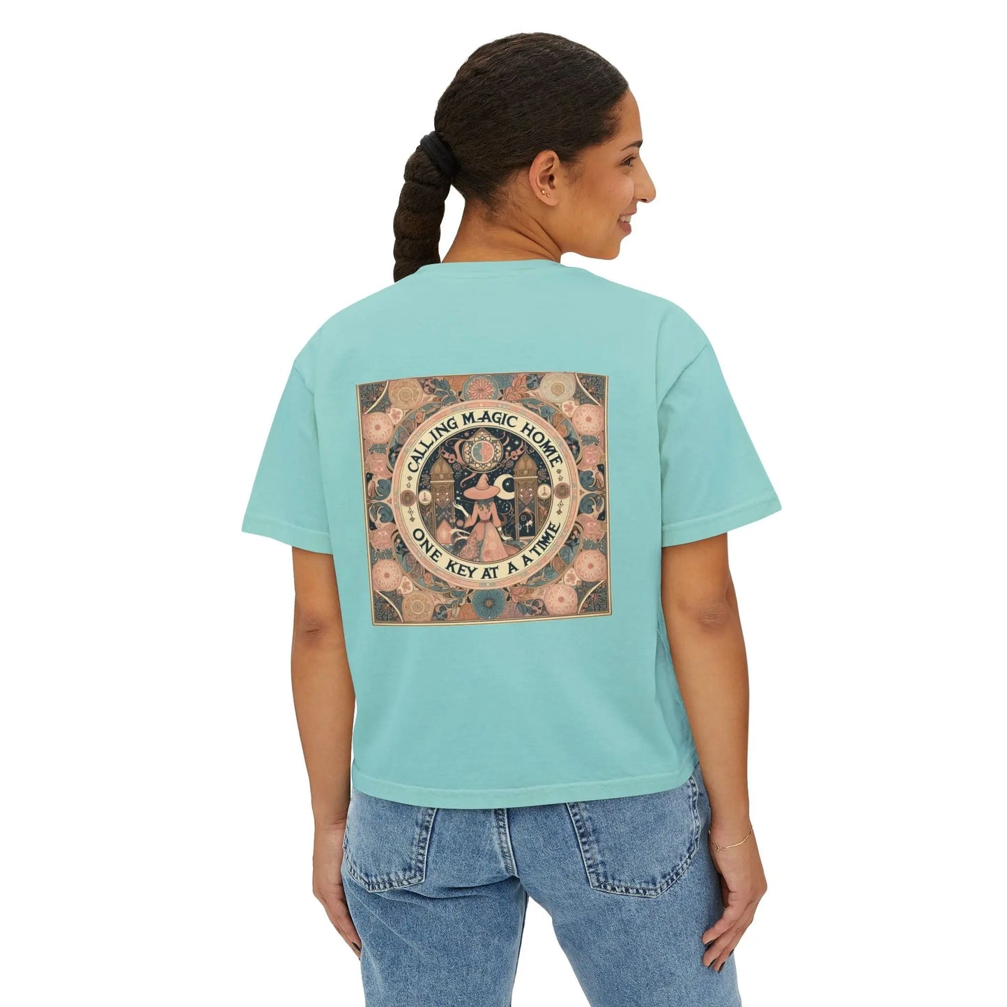 Calling Magic Coven Boxy Tee Printify