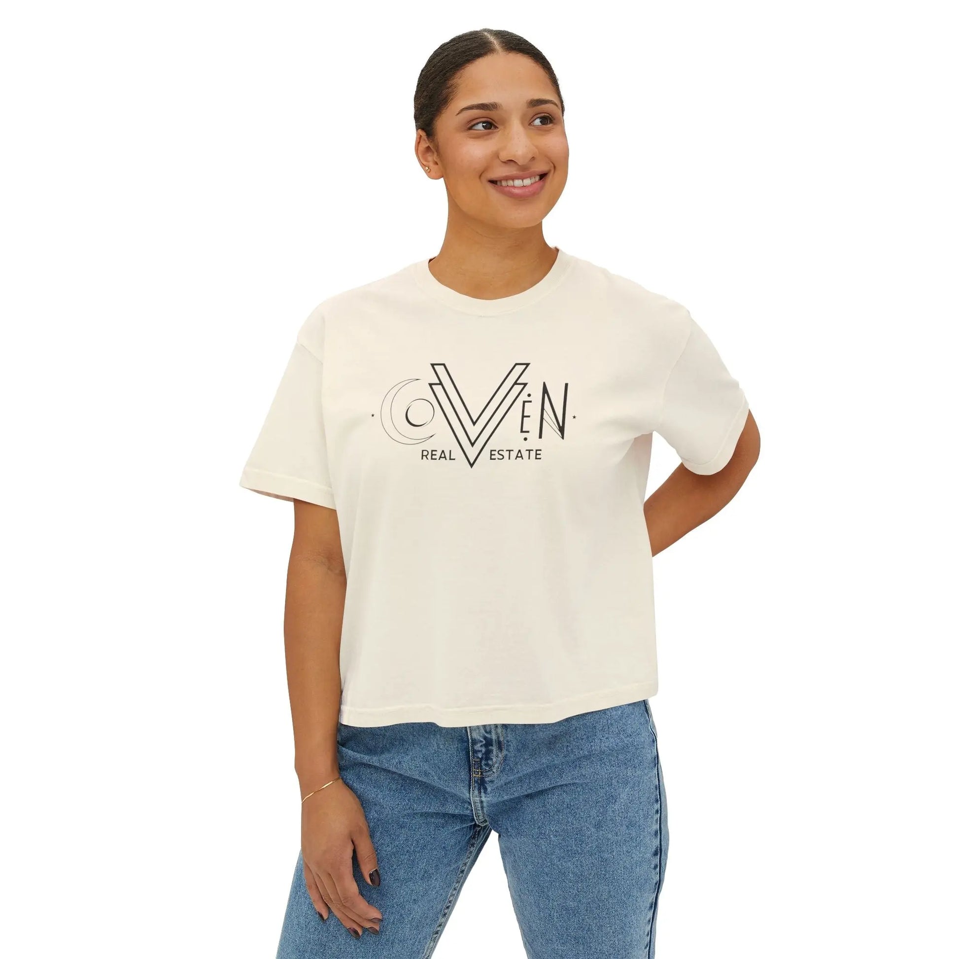 Calling Magic Coven Boxy Tee Printify