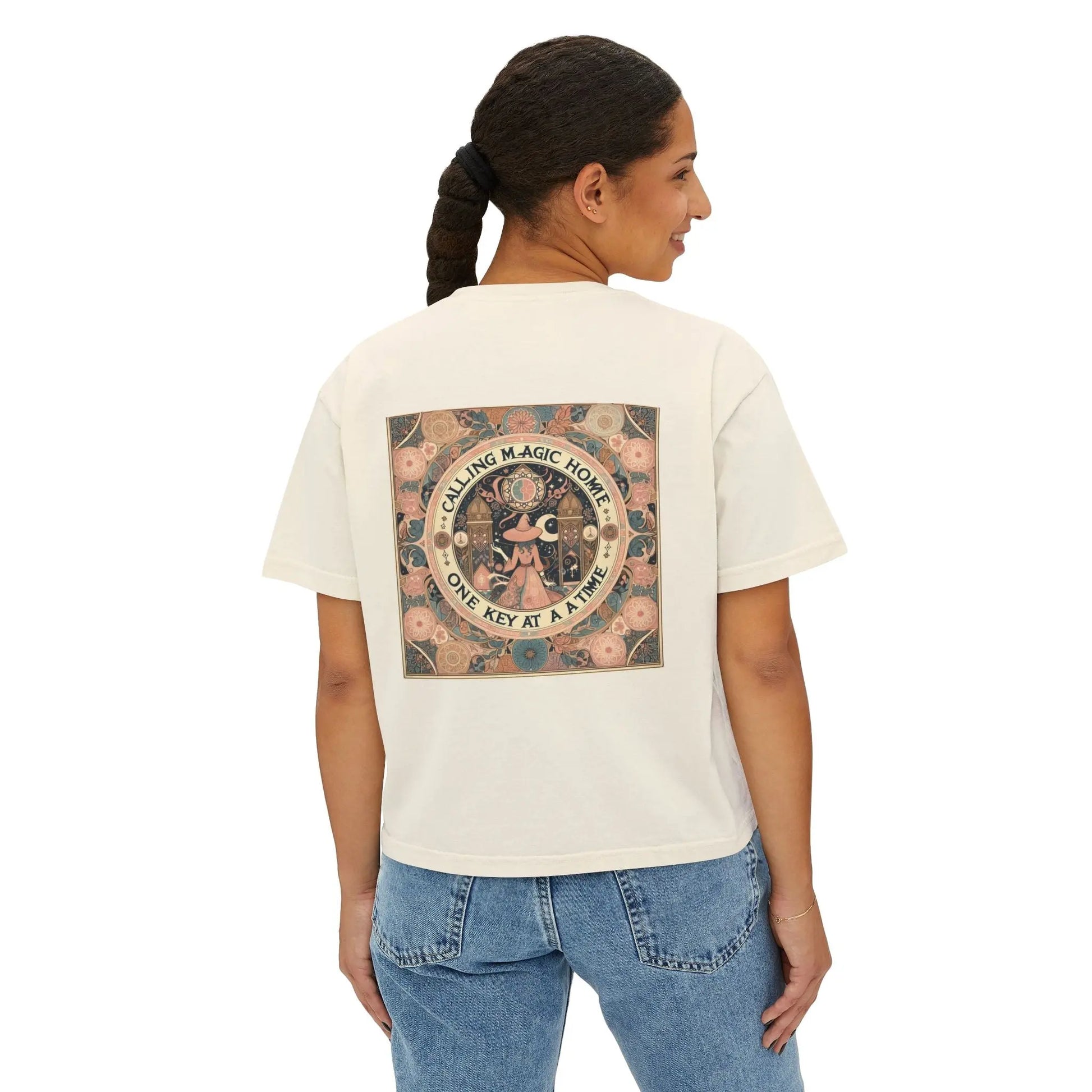 Calling Magic Coven Boxy Tee Printify