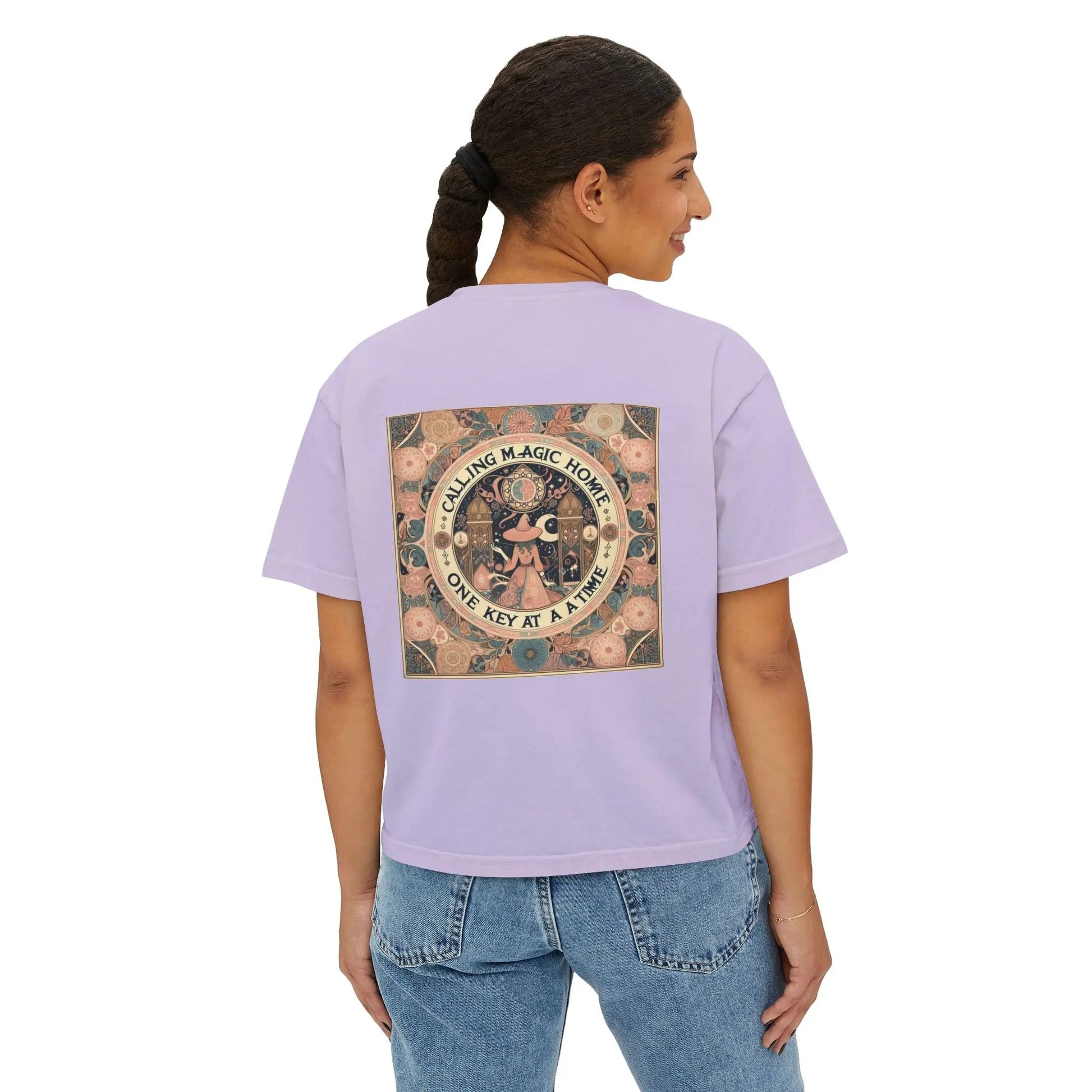 Calling Magic Coven Boxy Tee Printify
