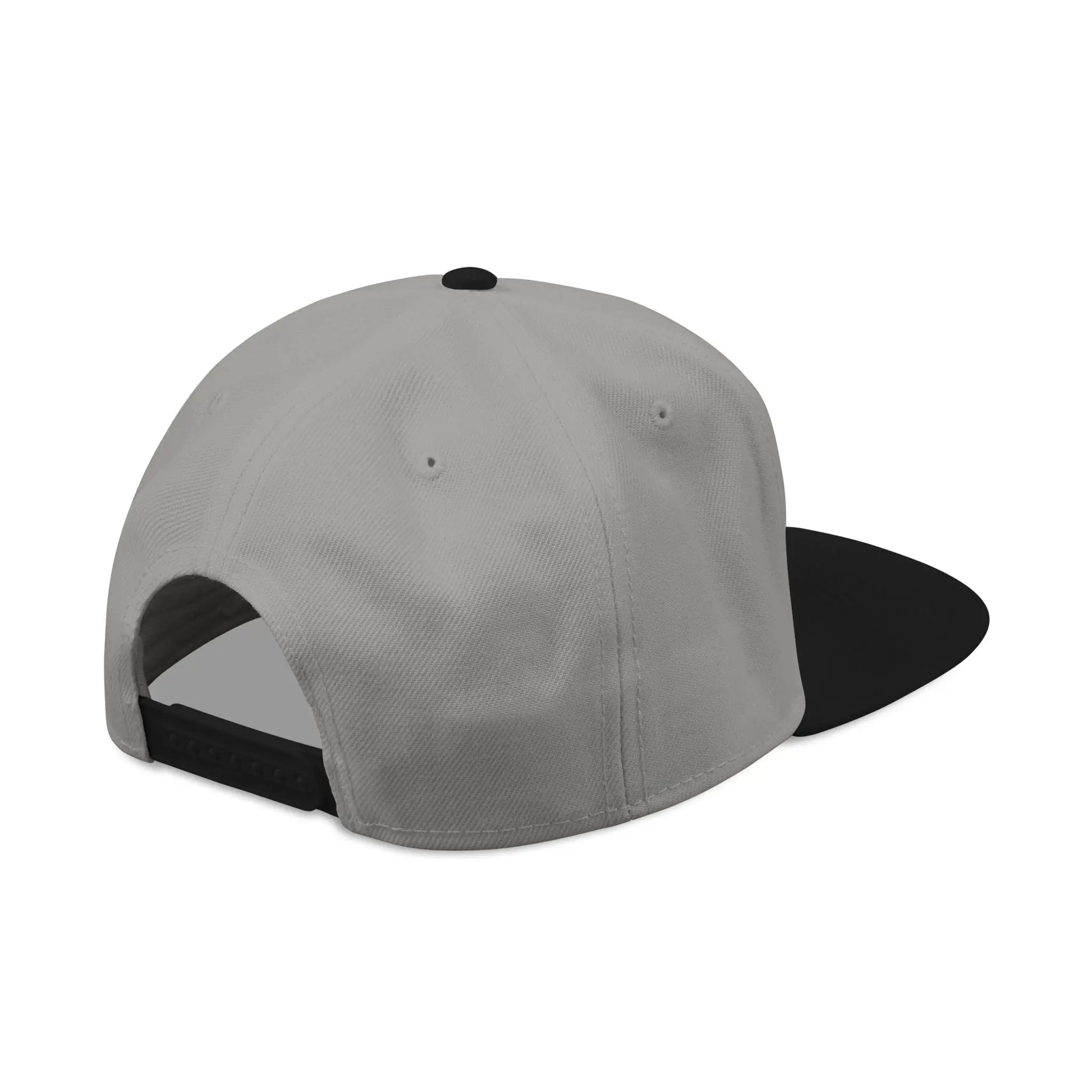 Coven Real Estate Black Logo Embroidered 'Seven Estate' Snapback Hat — Flat Brim Streetwear Cap Printify