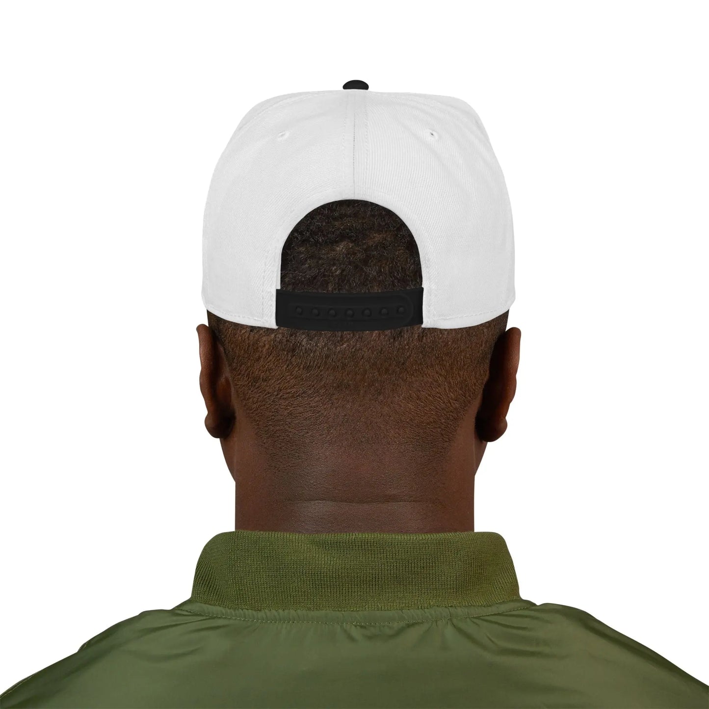 Coven Real Estate Black Logo Embroidered 'Seven Estate' Snapback Hat — Flat Brim Streetwear Cap Printify