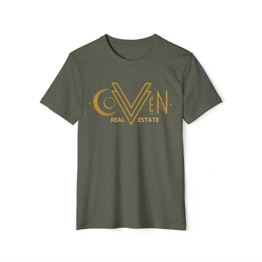Coven Real Estate T-Shirt — Retro Moon Logo Tee Printify
