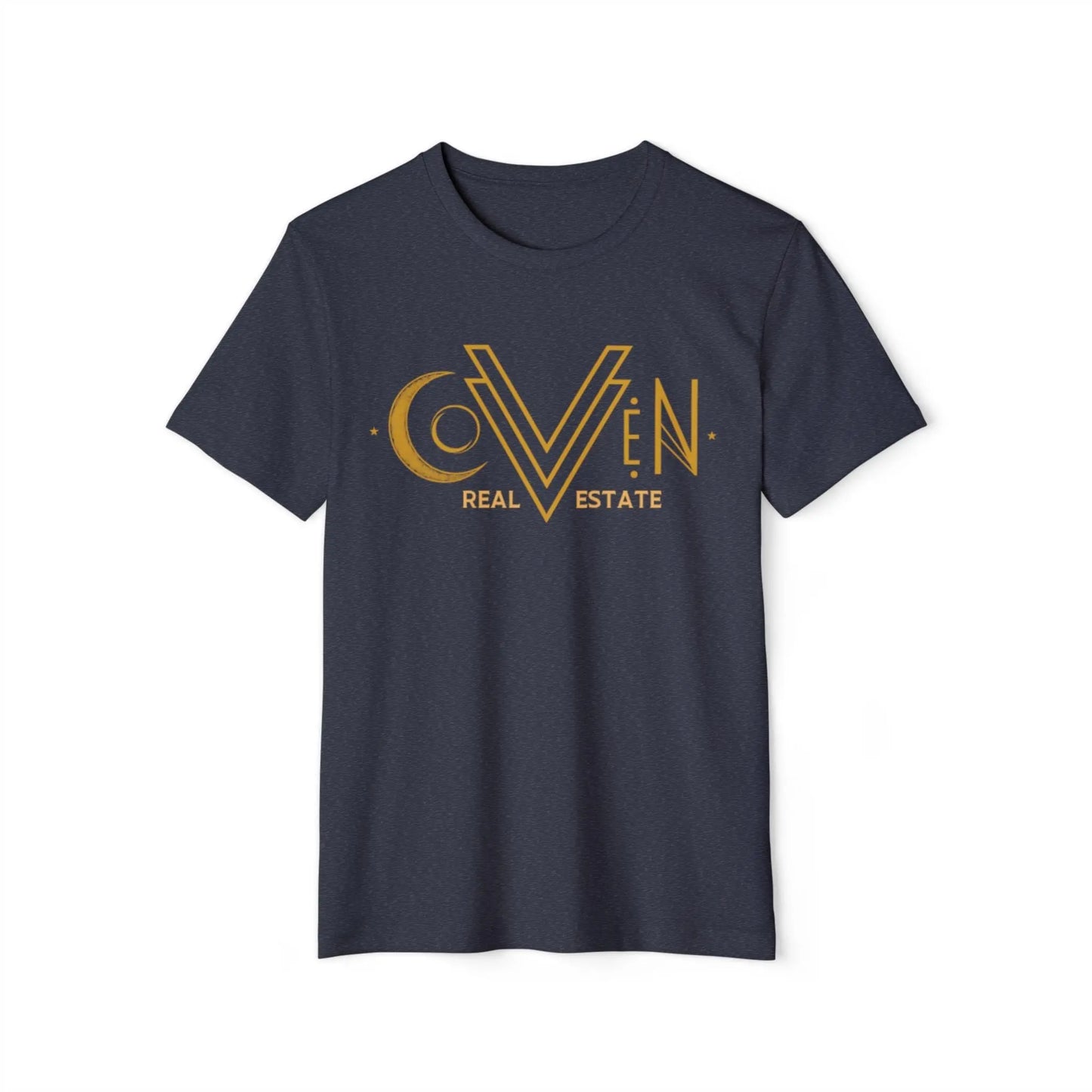 Coven Real Estate T-Shirt — Retro Moon Logo Tee Printify