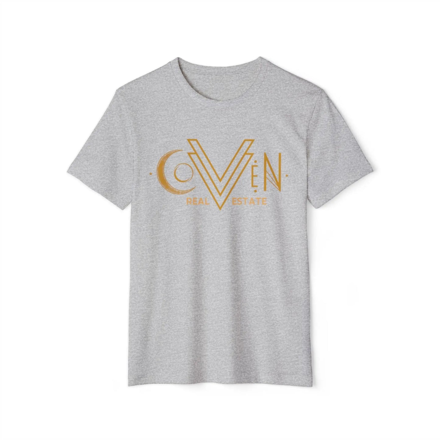 Coven Real Estate T-Shirt — Retro Moon Logo Tee Printify