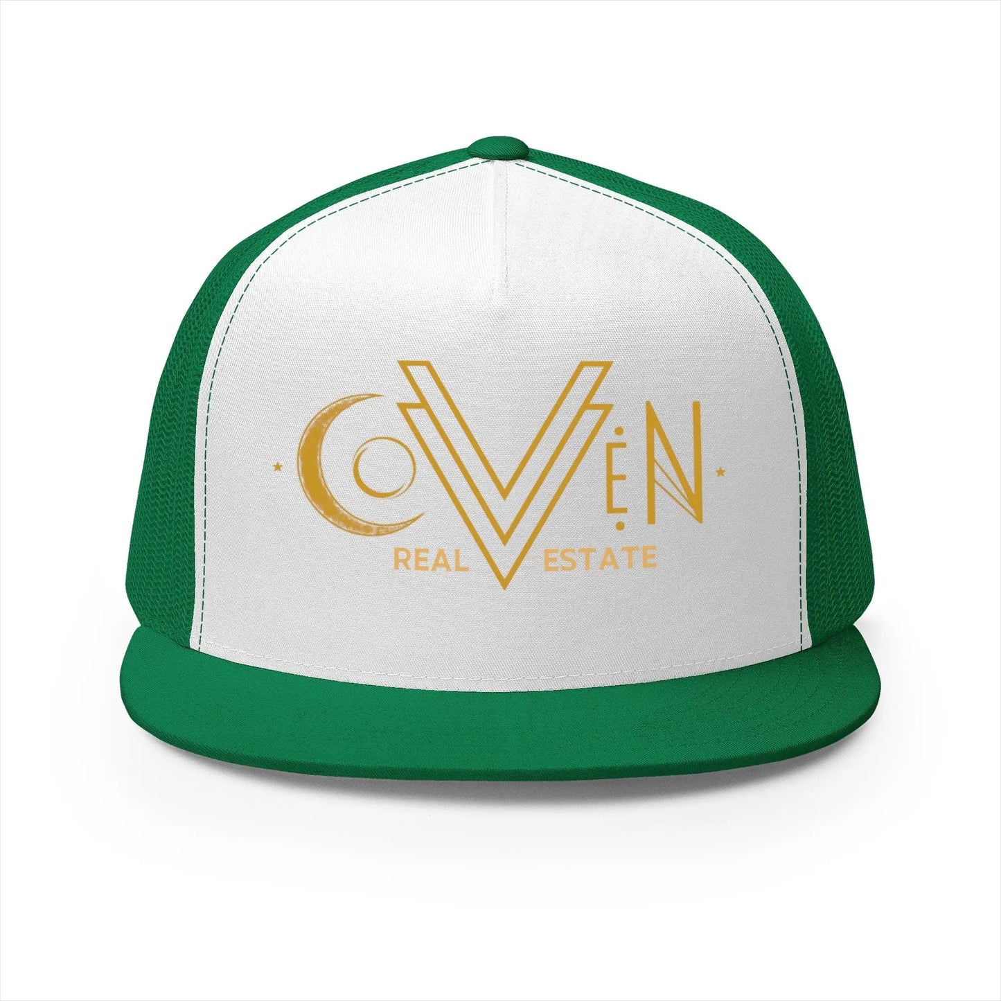 Coven Real Estate Trucker Hat Printify