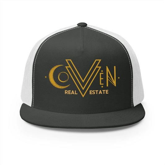 Coven Real Estate Trucker Hat Printify