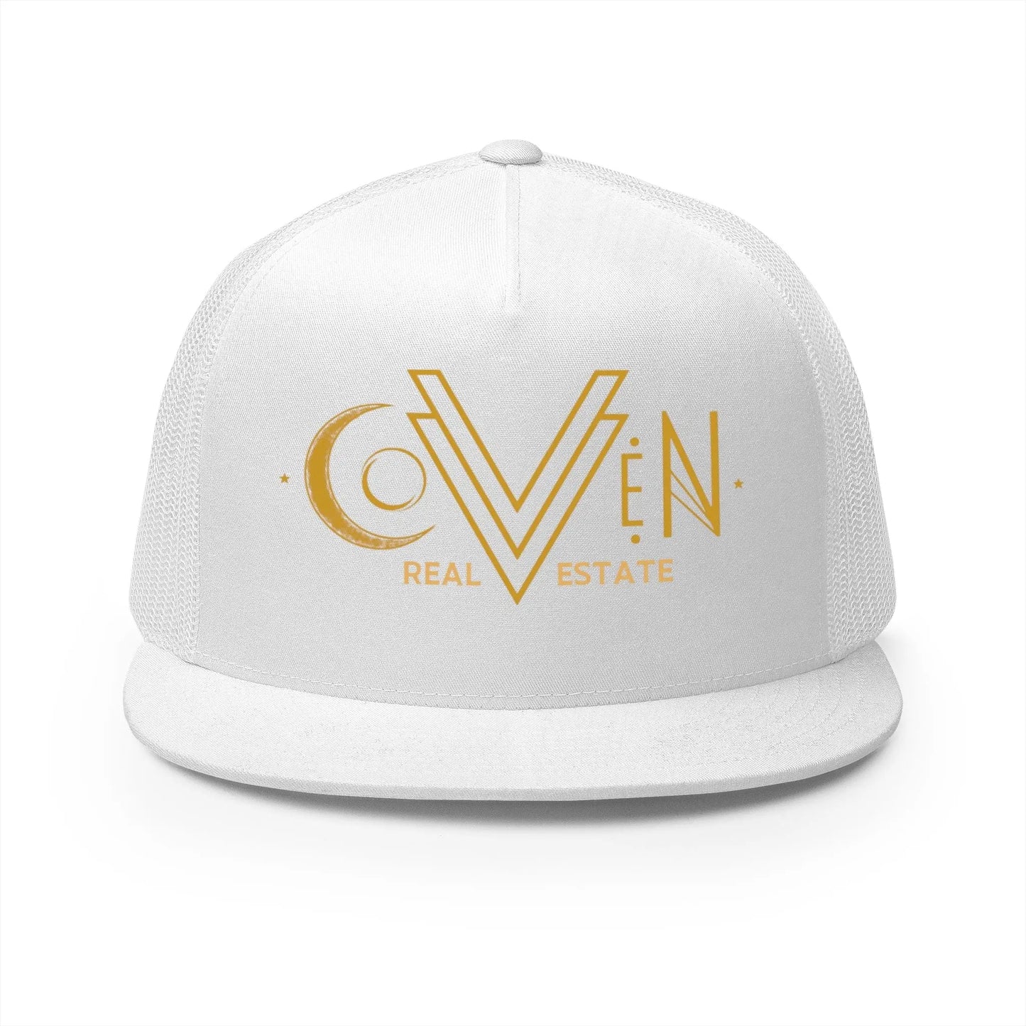 Coven Real Estate Trucker Hat Printify