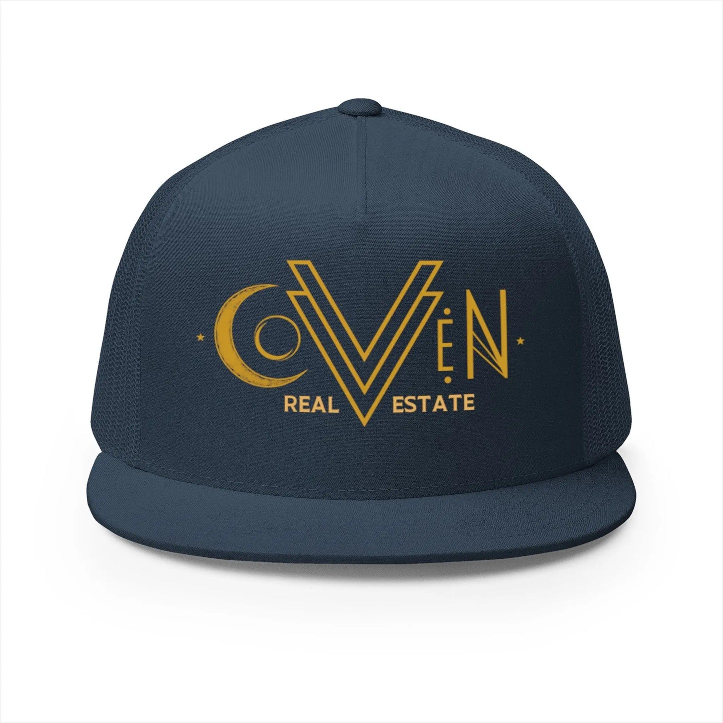 Coven Real Estate Trucker Hat Printify