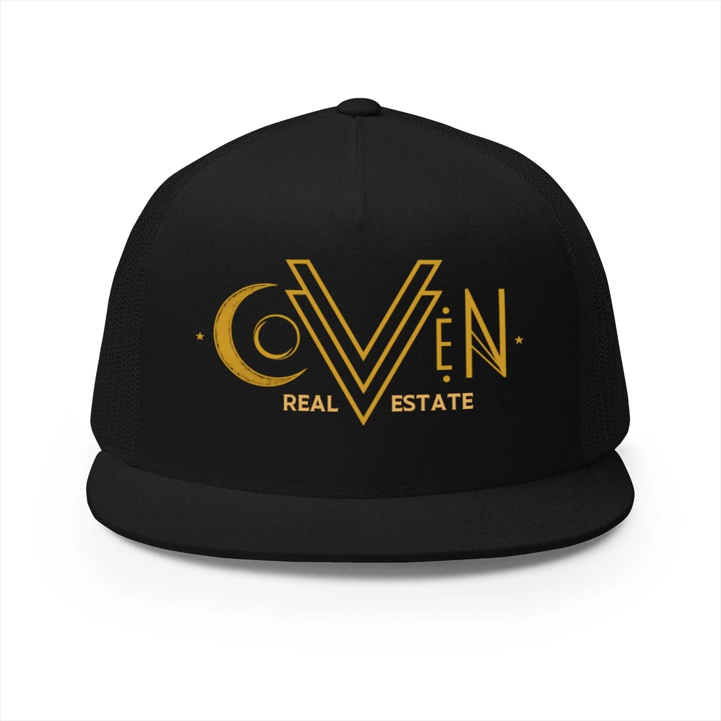Coven Real Estate Trucker Hat Printify
