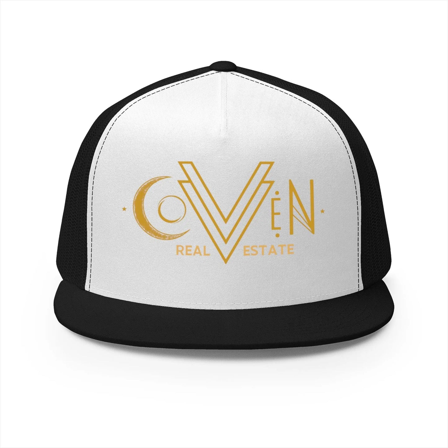 Coven Real Estate Trucker Hat Printify