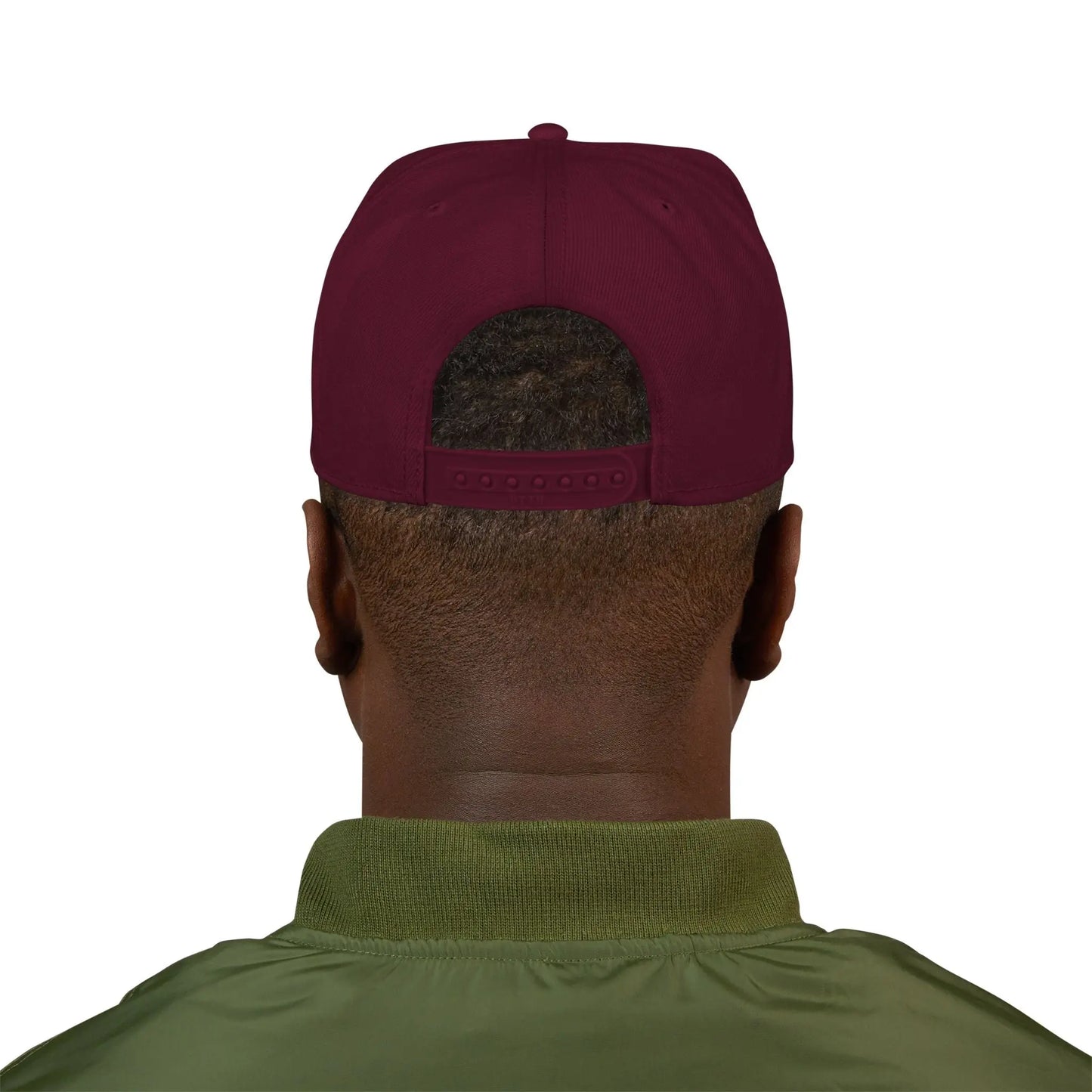 Coven Real Estate White Logo Embroidered 'Seven Estate' Snapback Hat — Flat Brim Streetwear Cap Printify