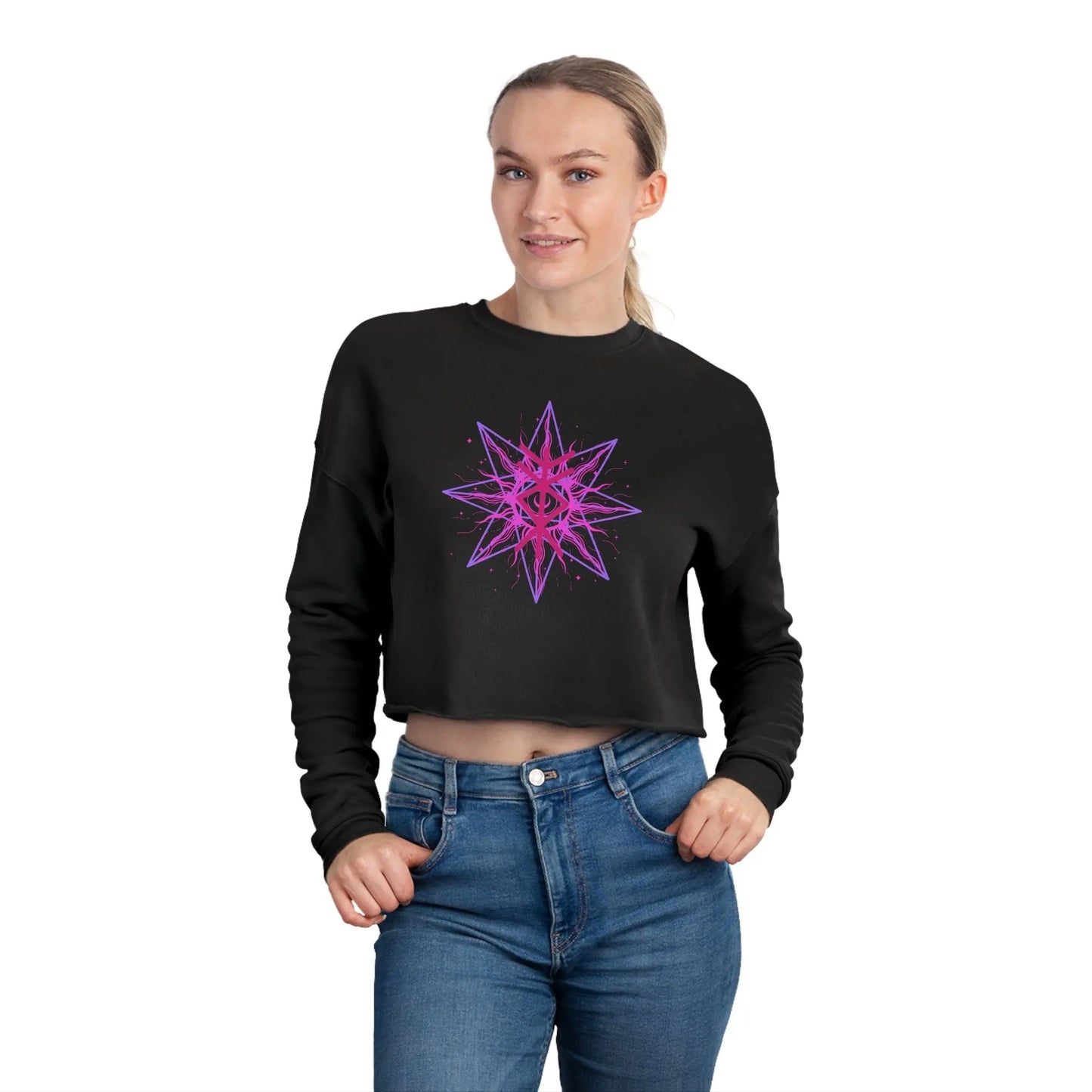 Divine Inheritance Cropped Sweatshirt Printify