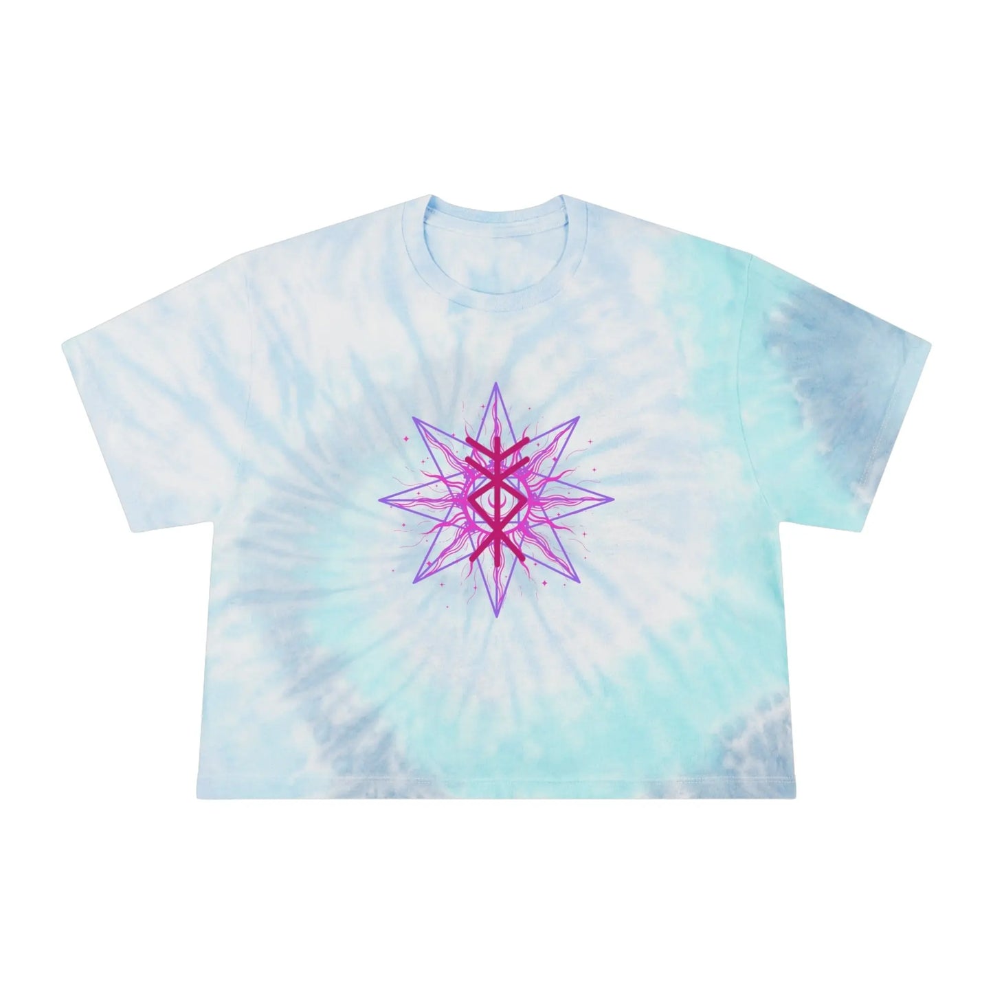 Divine Inheritance Tie-Dye Crop Tee Printify
