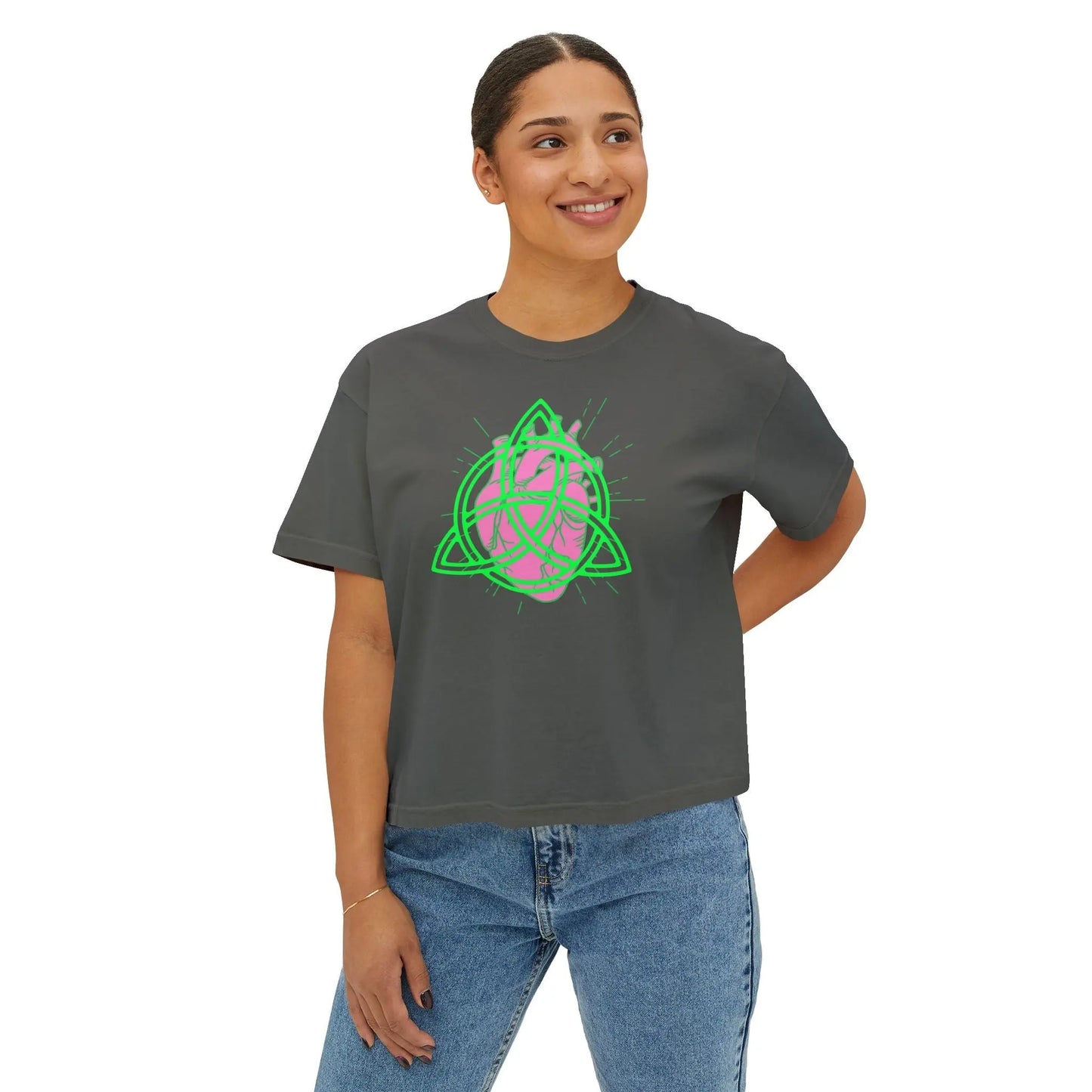 Eternal Bloom Boxy Tee Printify