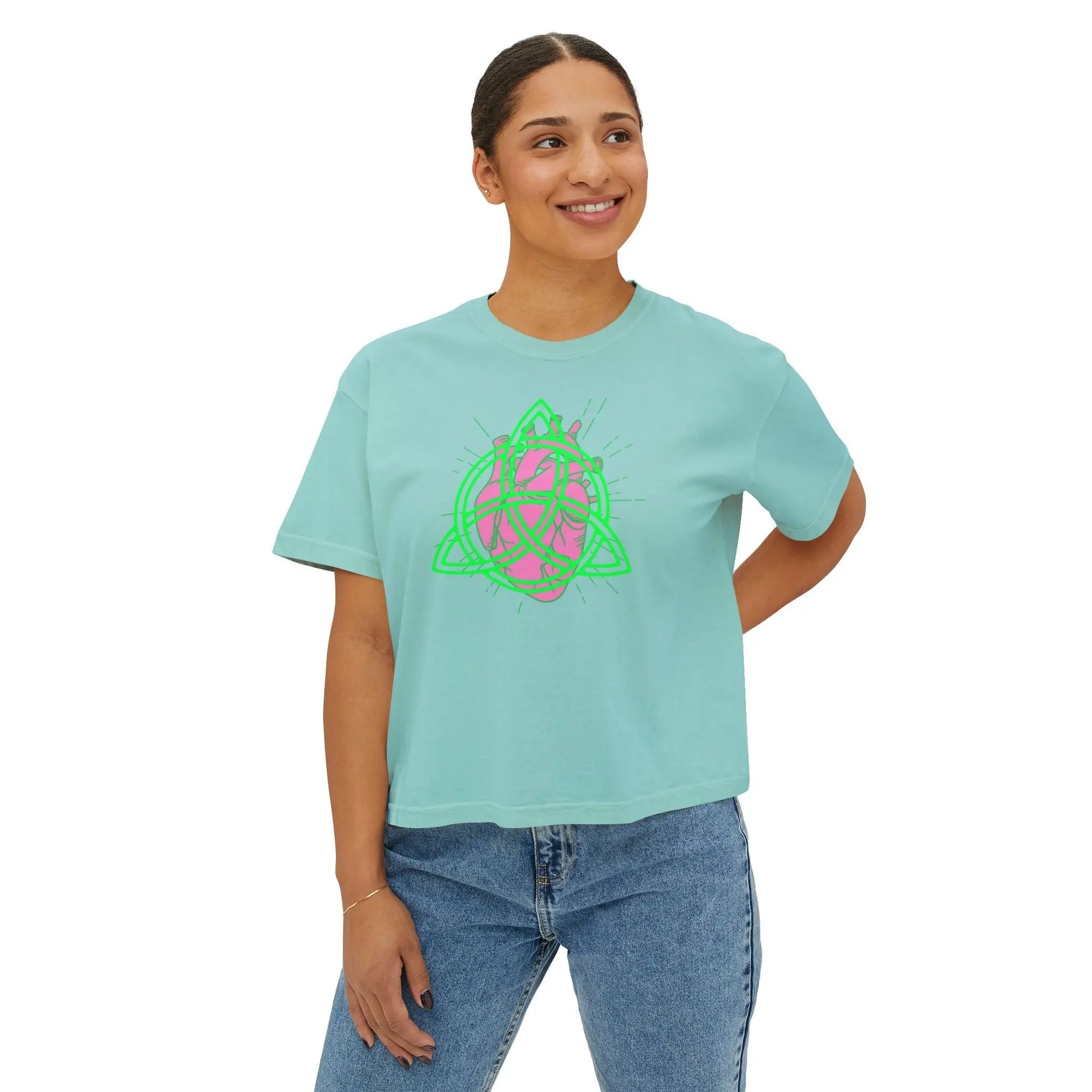 Eternal Bloom Boxy Tee Printify