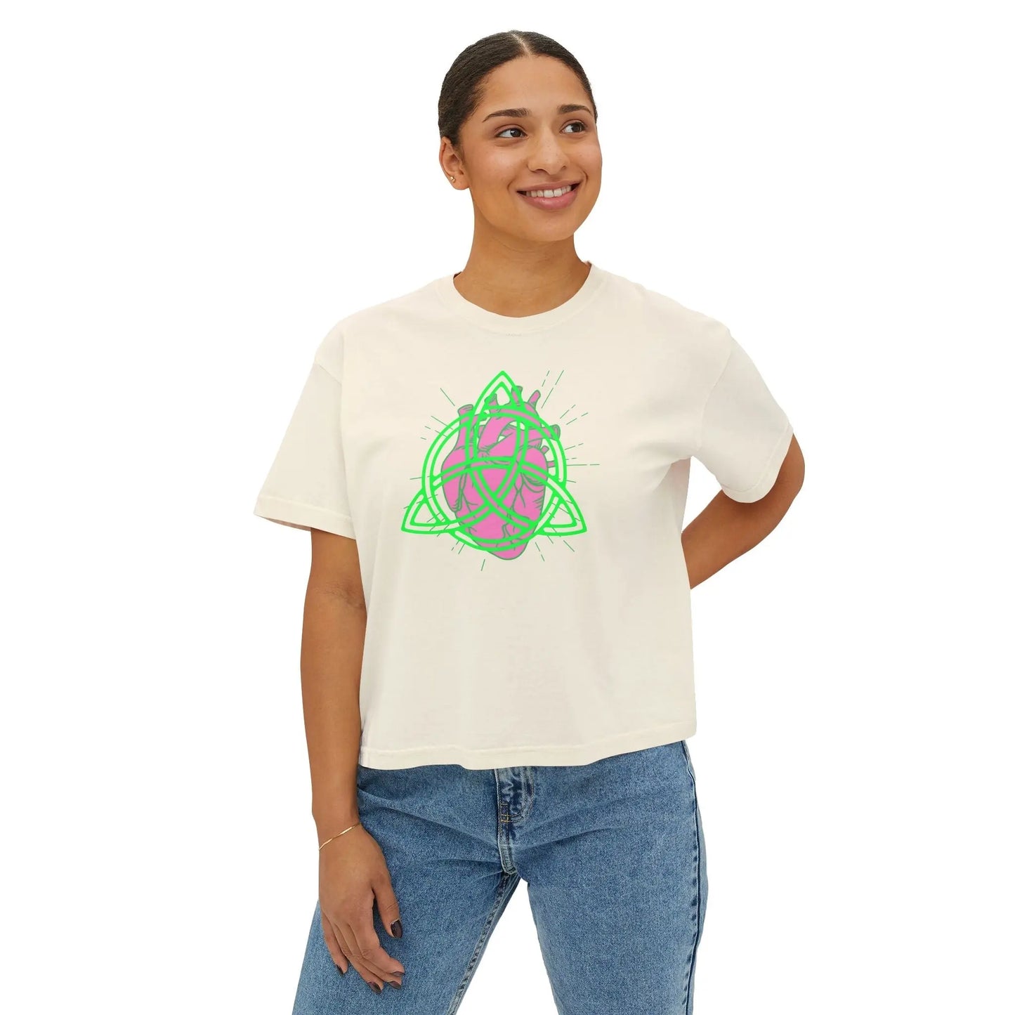 Eternal Bloom Boxy Tee Printify