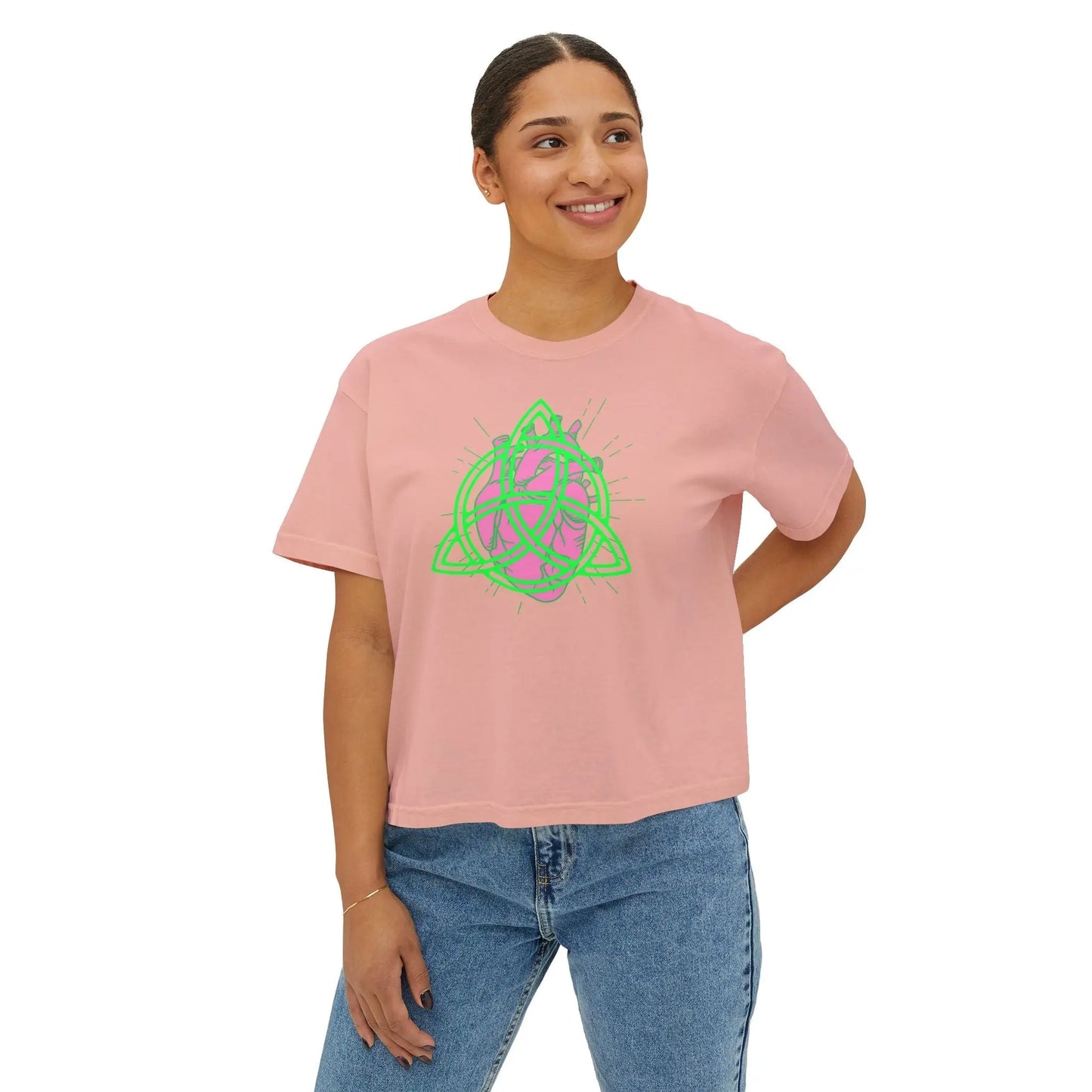 Eternal Bloom Boxy Tee Printify
