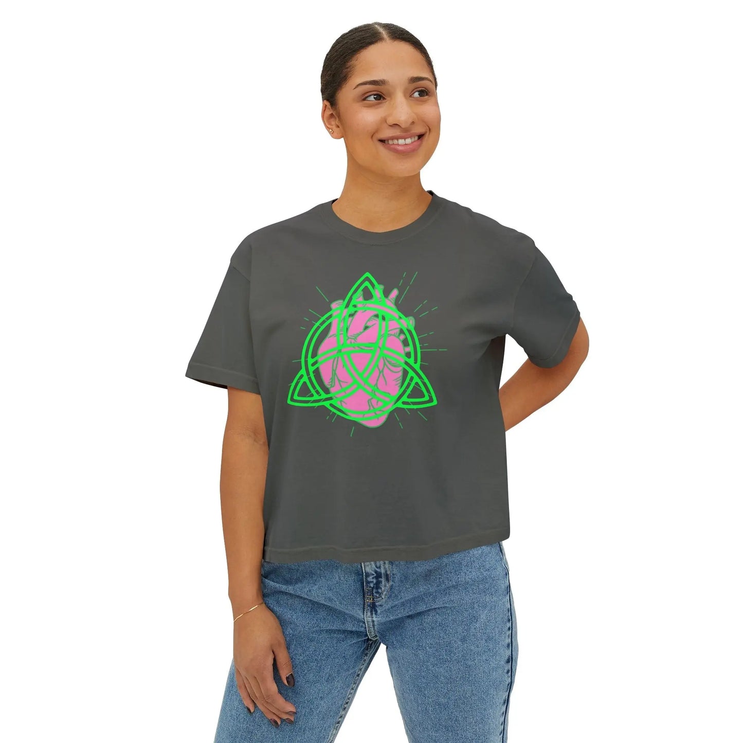 Eternal Bloom Boxy Tee Printify