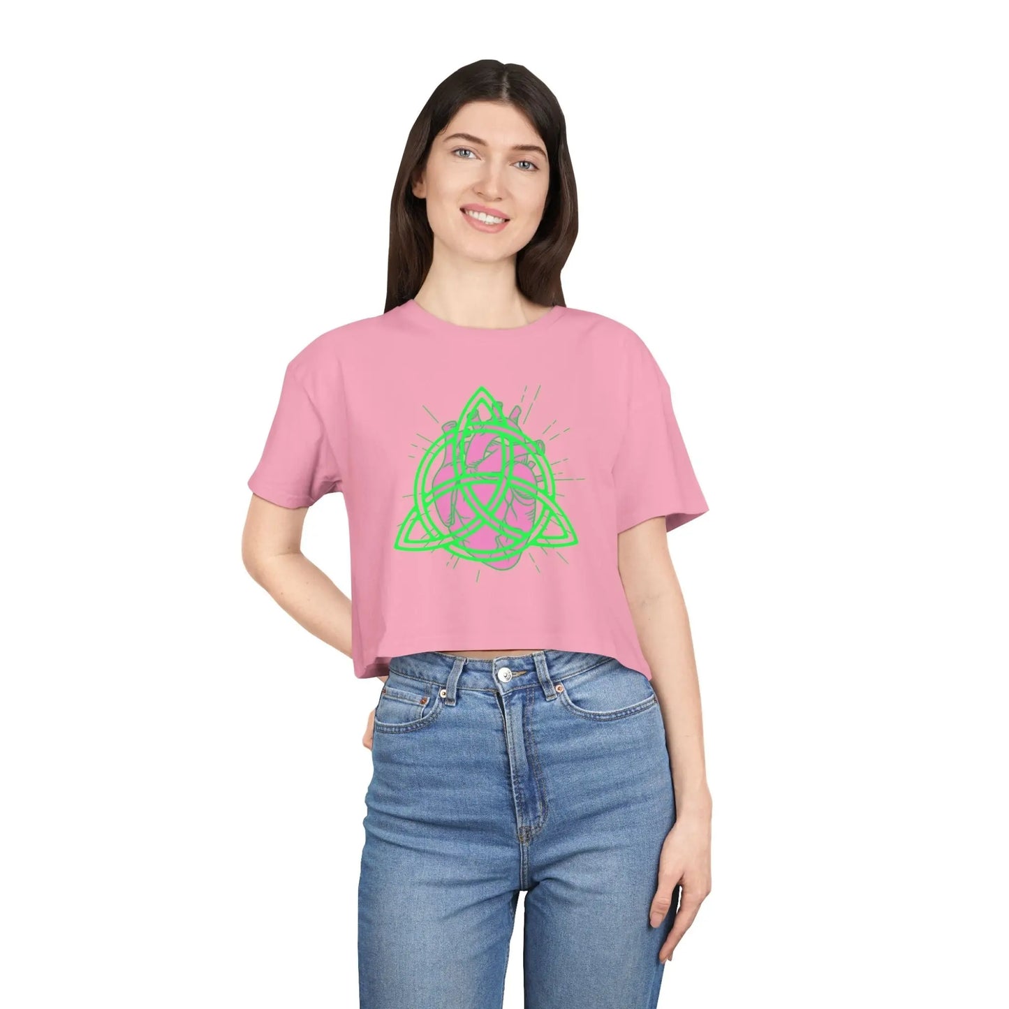 Eternal Bloom Crop Tee Printify