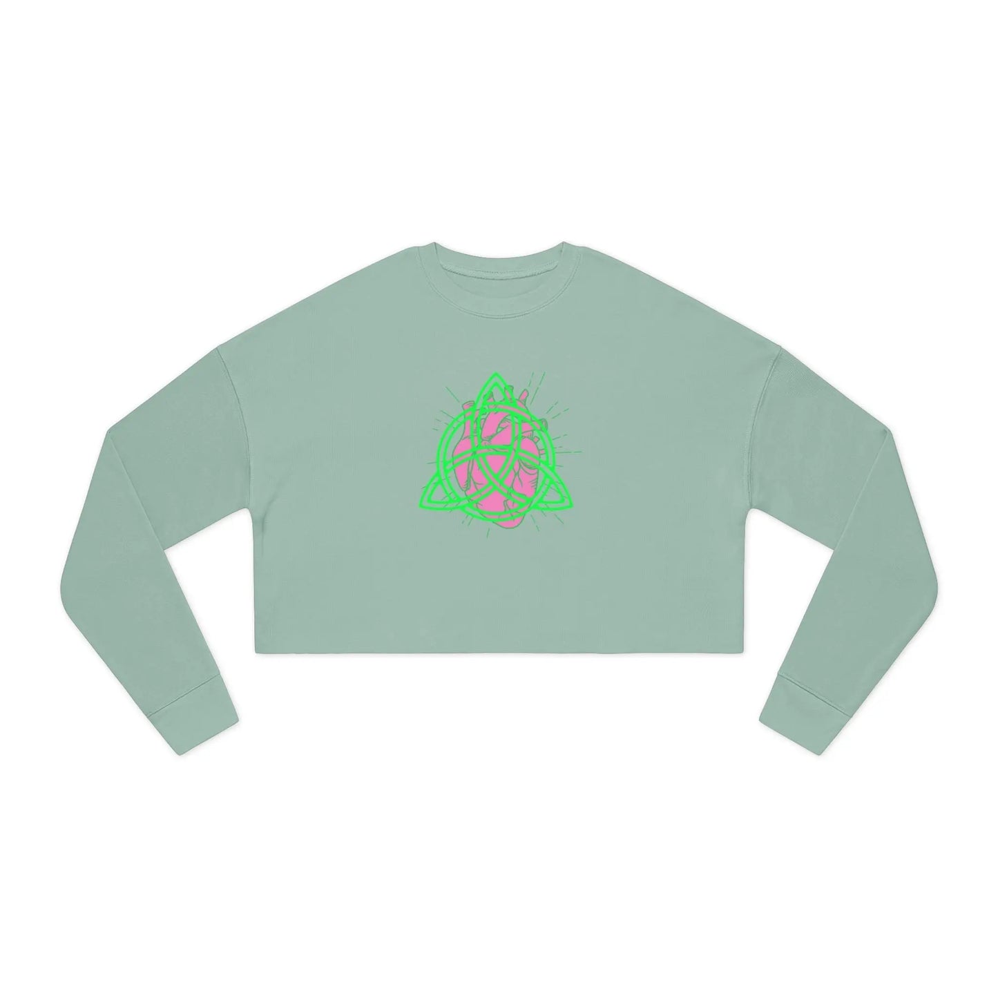 Eternal Bloom Cropped Sweatshirt Printify