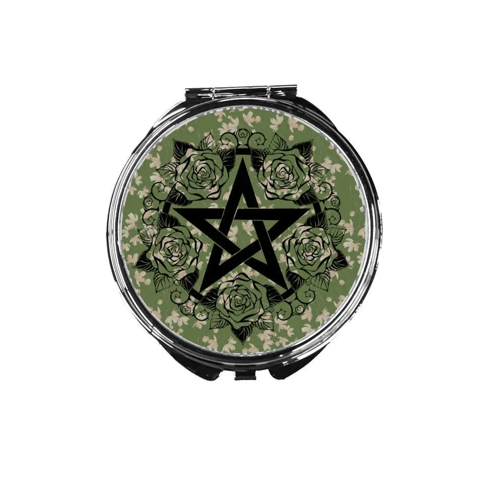 Green Witch Compact Mirror Round Quadra Marketplace