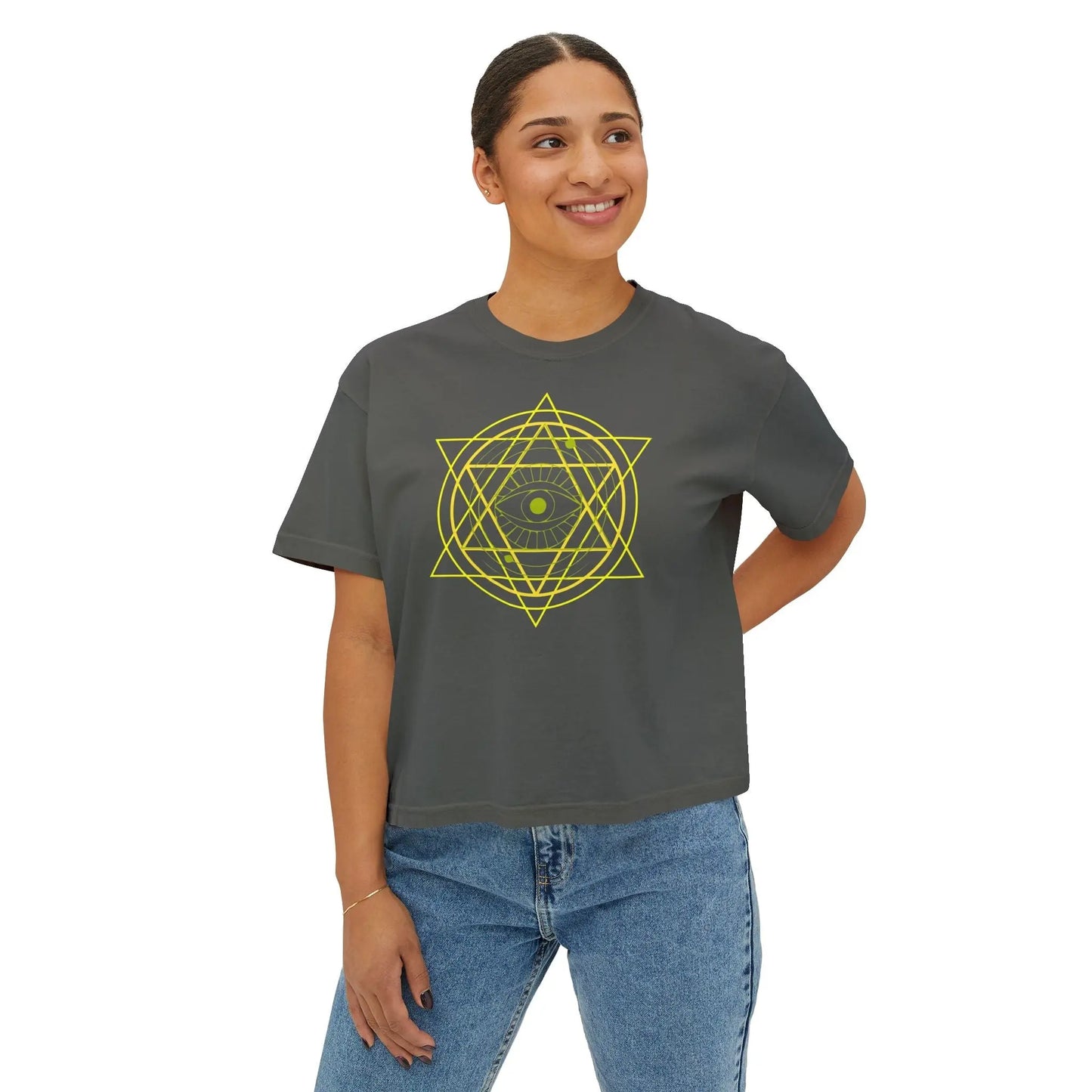 Inner Star Boxy Tee Printify