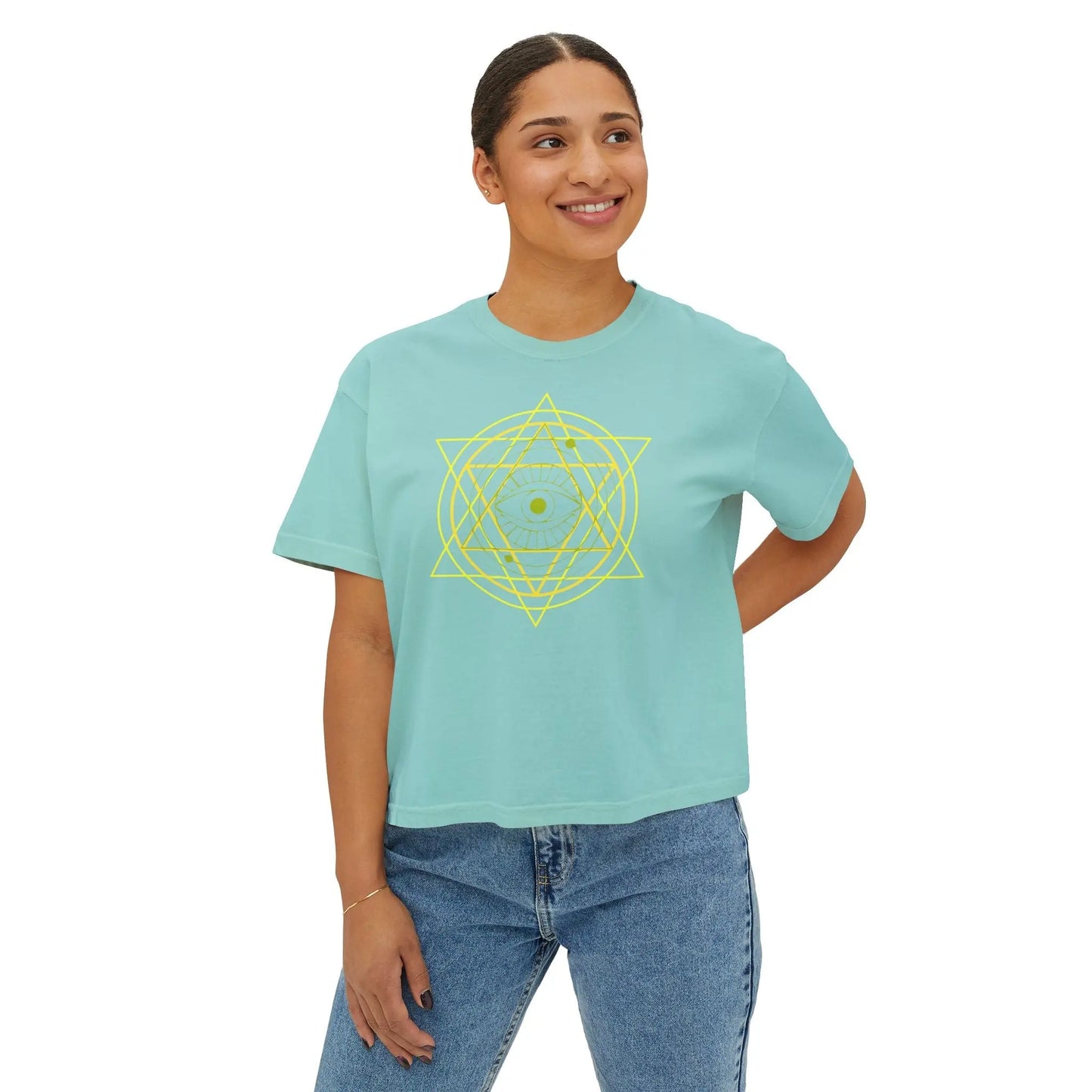 Inner Star Boxy Tee Printify