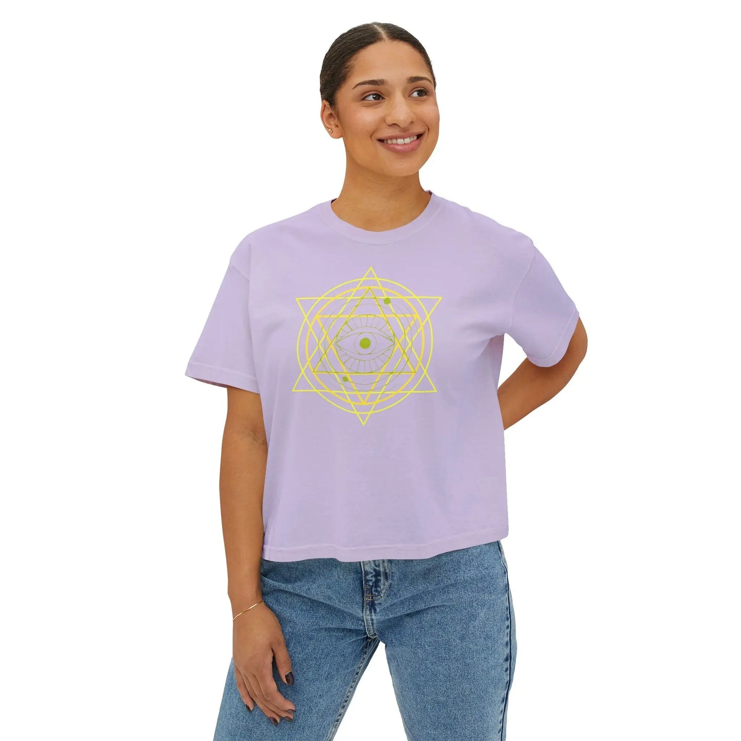 Inner Star Boxy Tee Printify