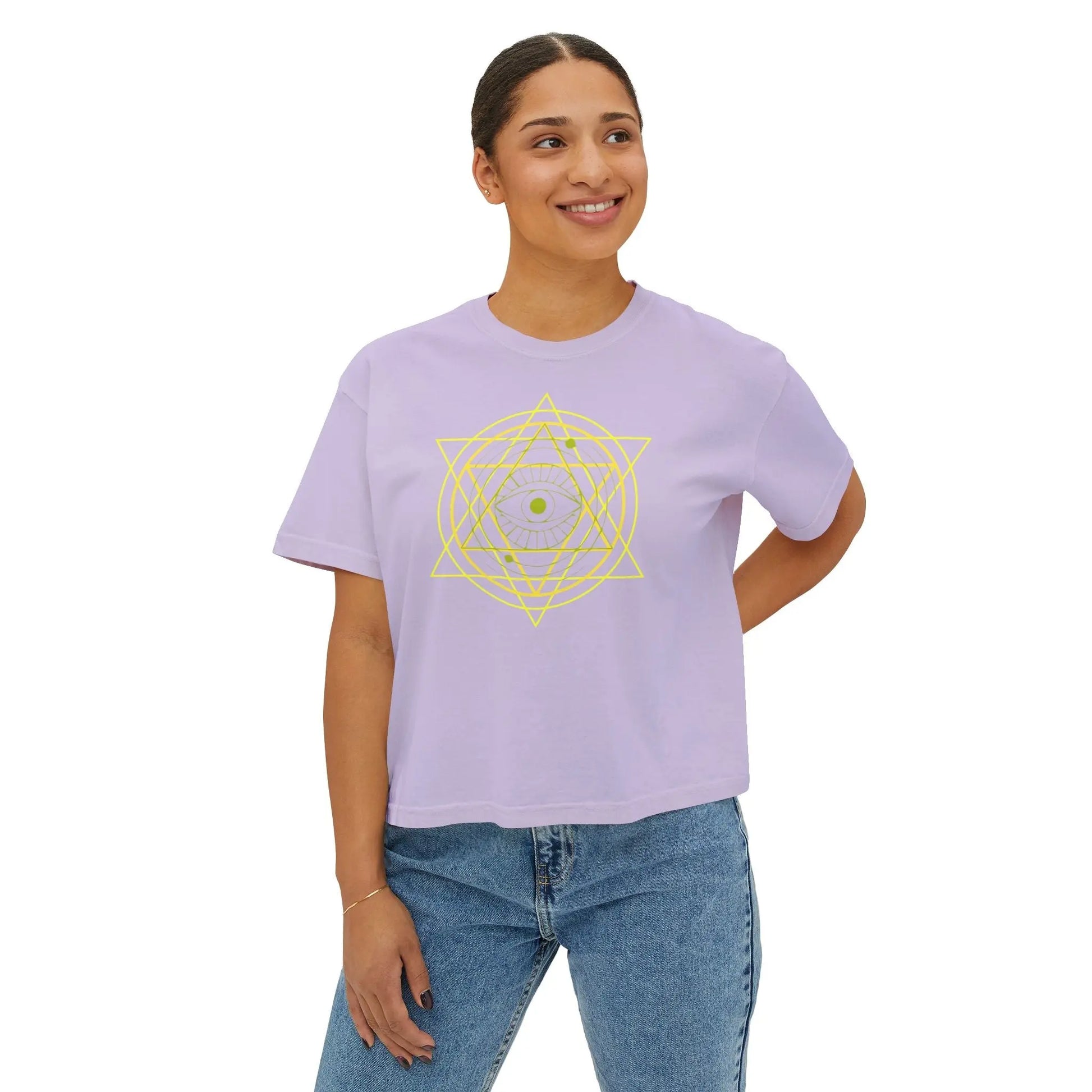 Inner Star Boxy Tee Printify