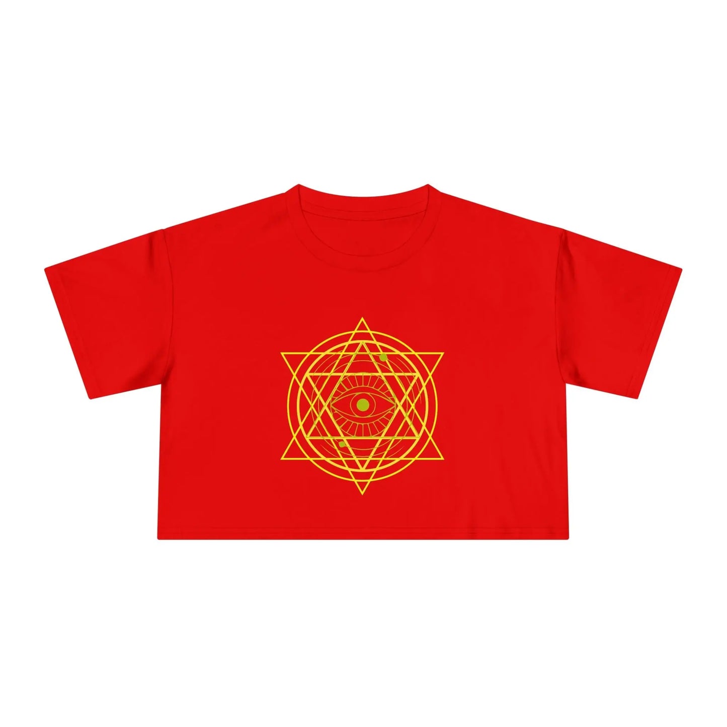 Inner Star Crop Tee Printify