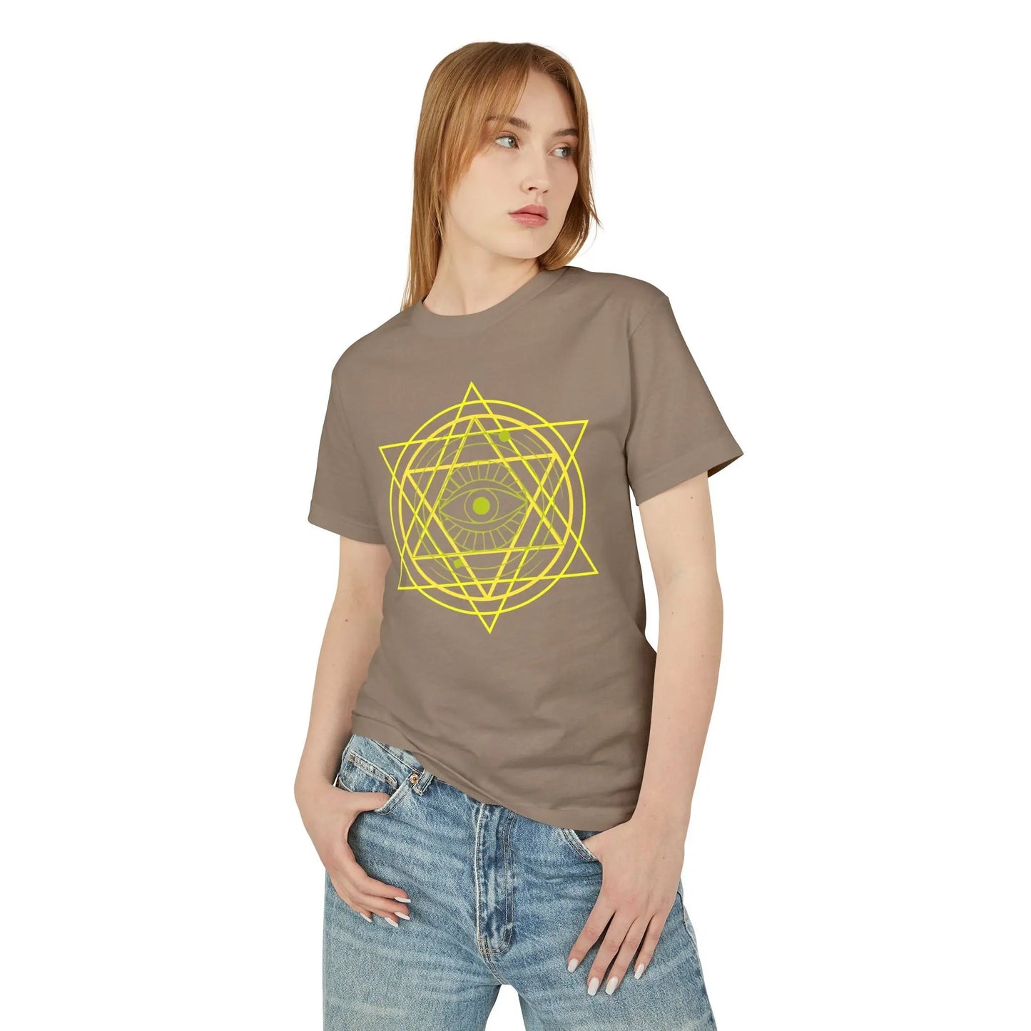 Inner Star Garment-Dyed Heavyweight Cotton Tee Printify
