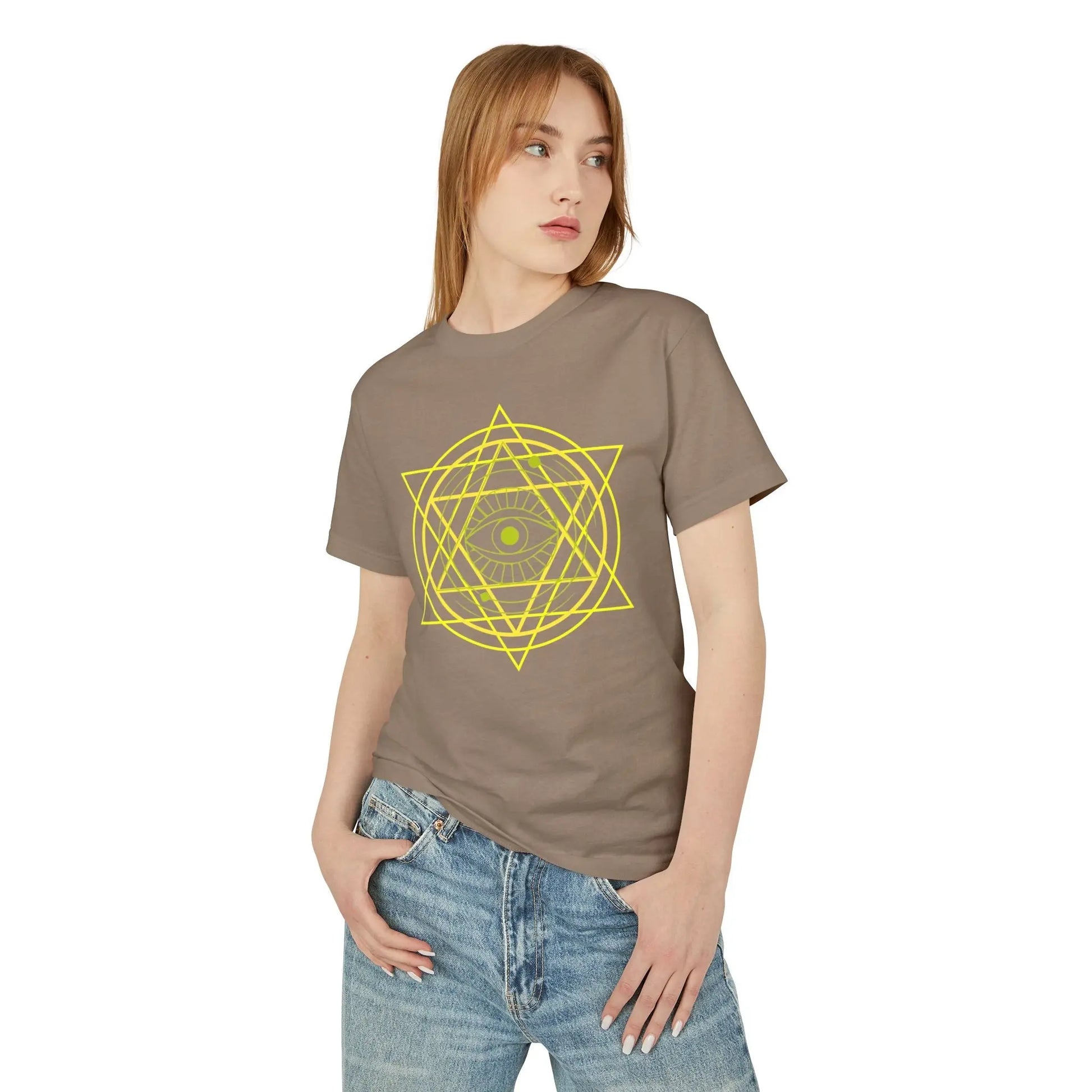 Inner Star Garment-Dyed Heavyweight Cotton Tee Printify