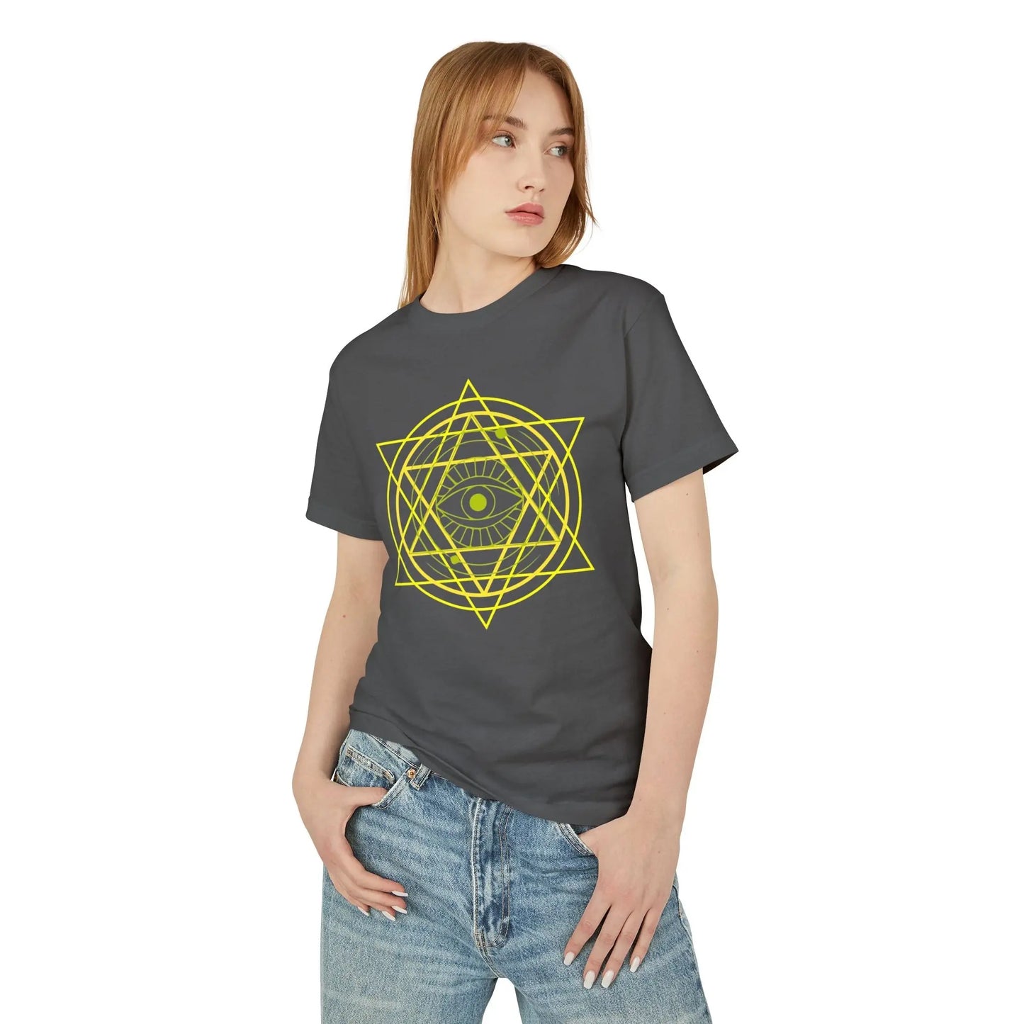 Inner Star Garment-Dyed Heavyweight Cotton Tee Printify