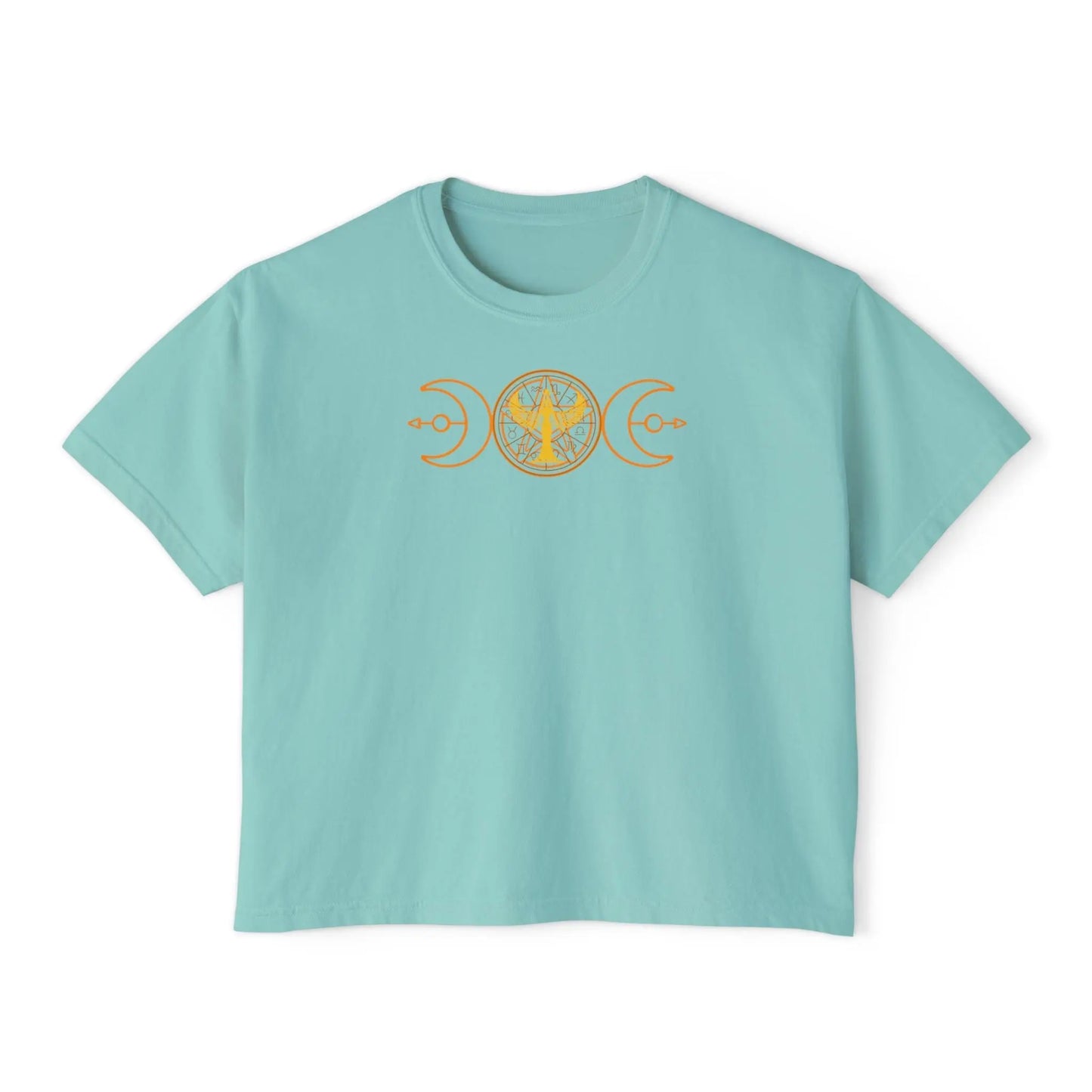 Lunar Flow Boxy Tee Printify