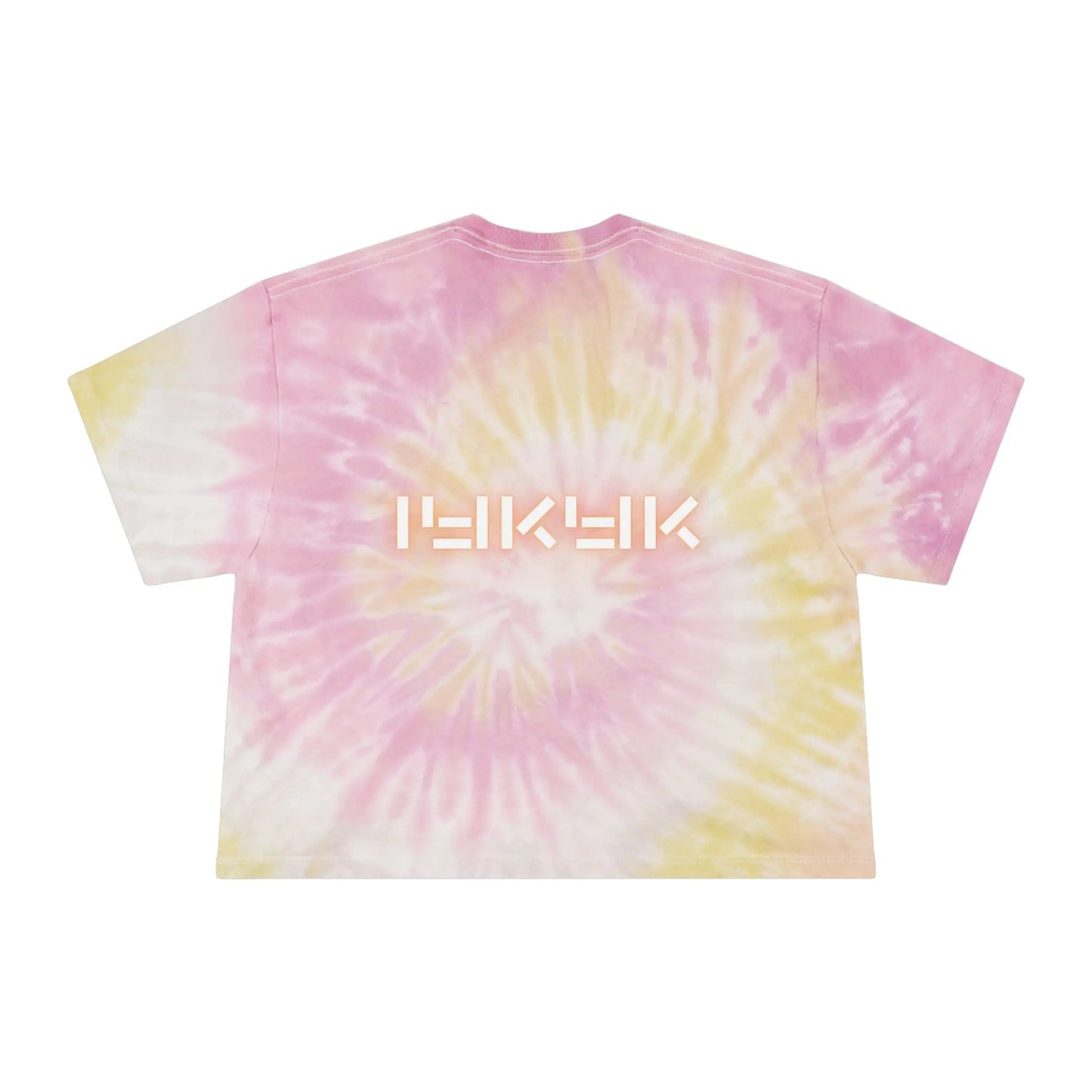 Lunar Flow Tie-Dye Crop Tee Printify
