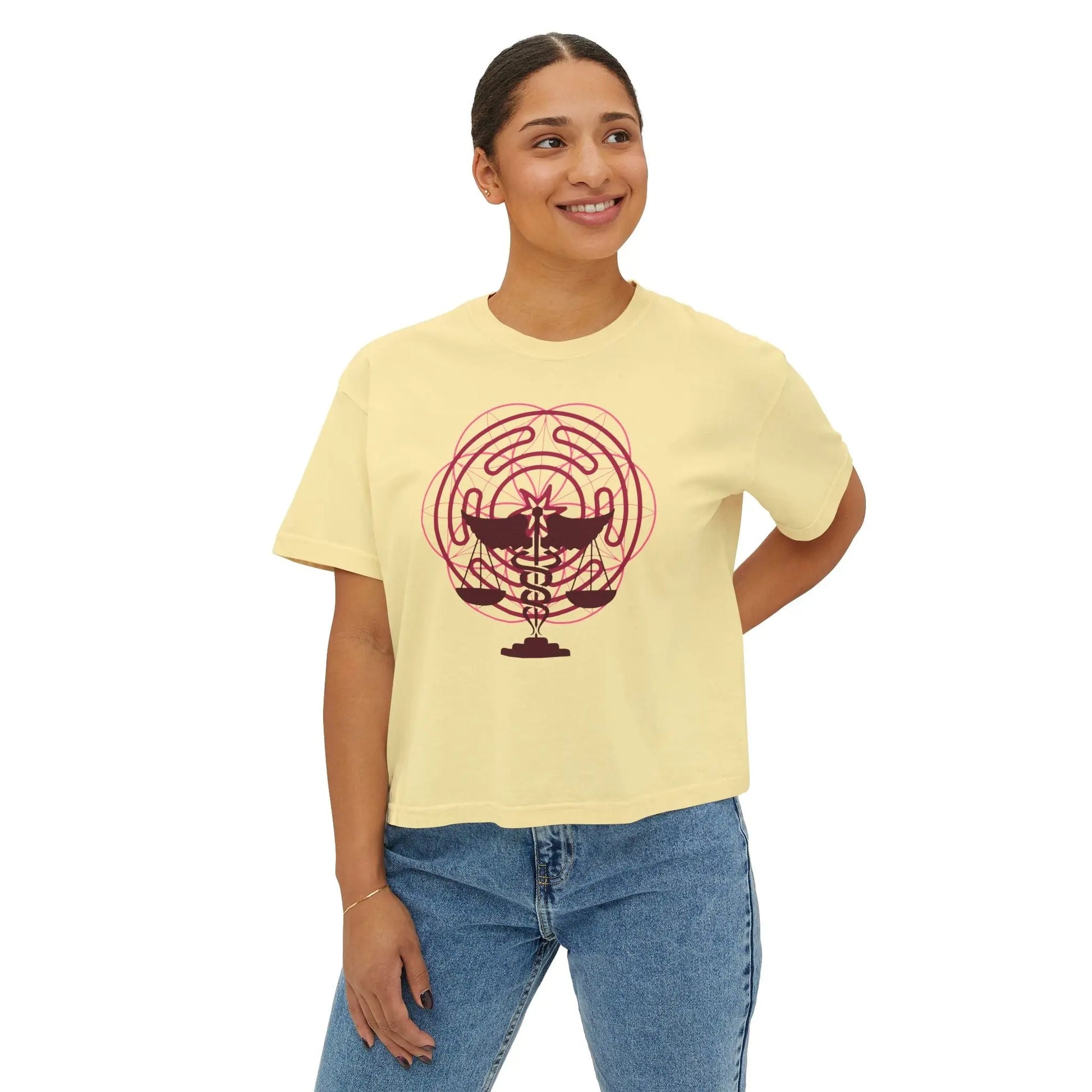 Mother Shadow Boxy Tee Printify