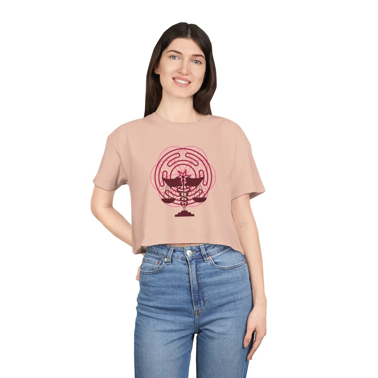 Mother Shadow Crop Tee Printify