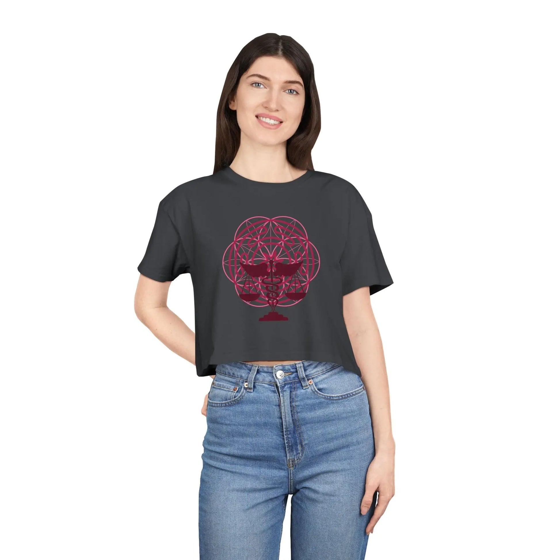 Mother Shadow Crop Tee Printify