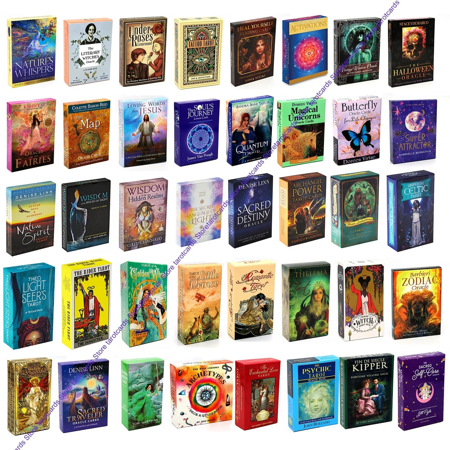 Assorted Tarot and Oracle Decks