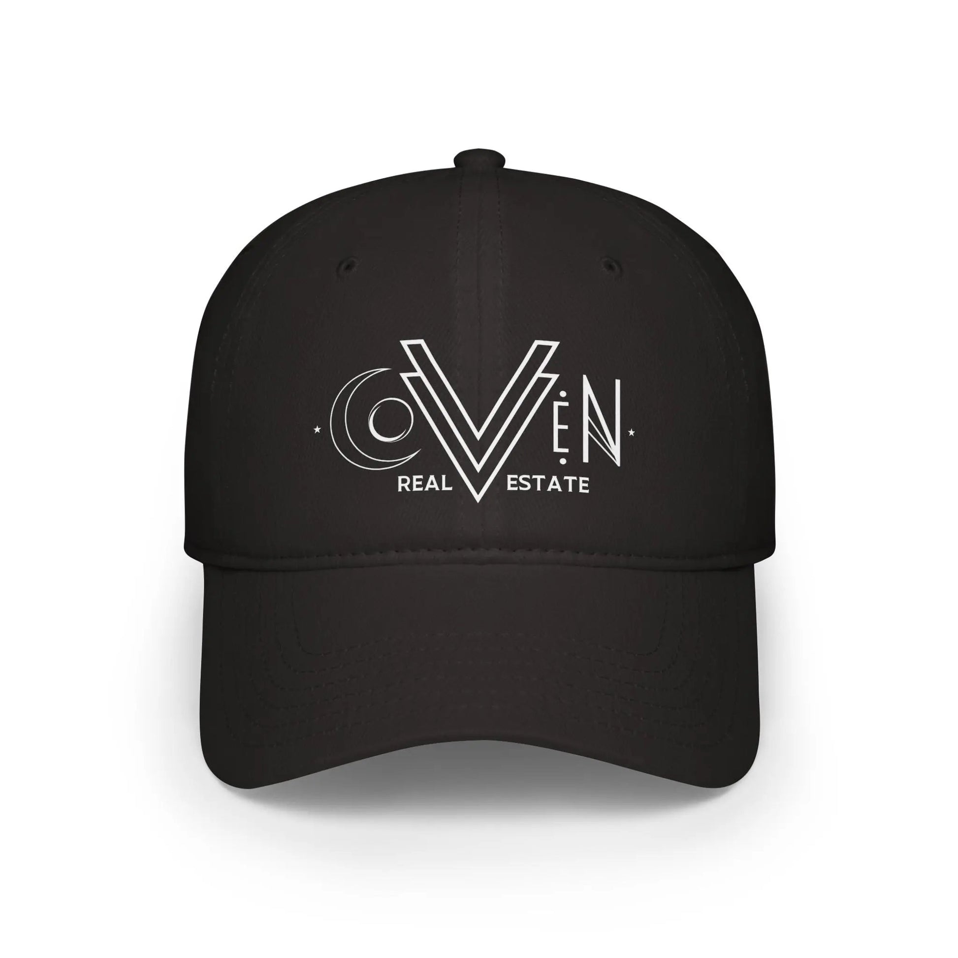 Real Estate Logo Baseball Cap — Coven Real Estate Low-Profile Hat Printify